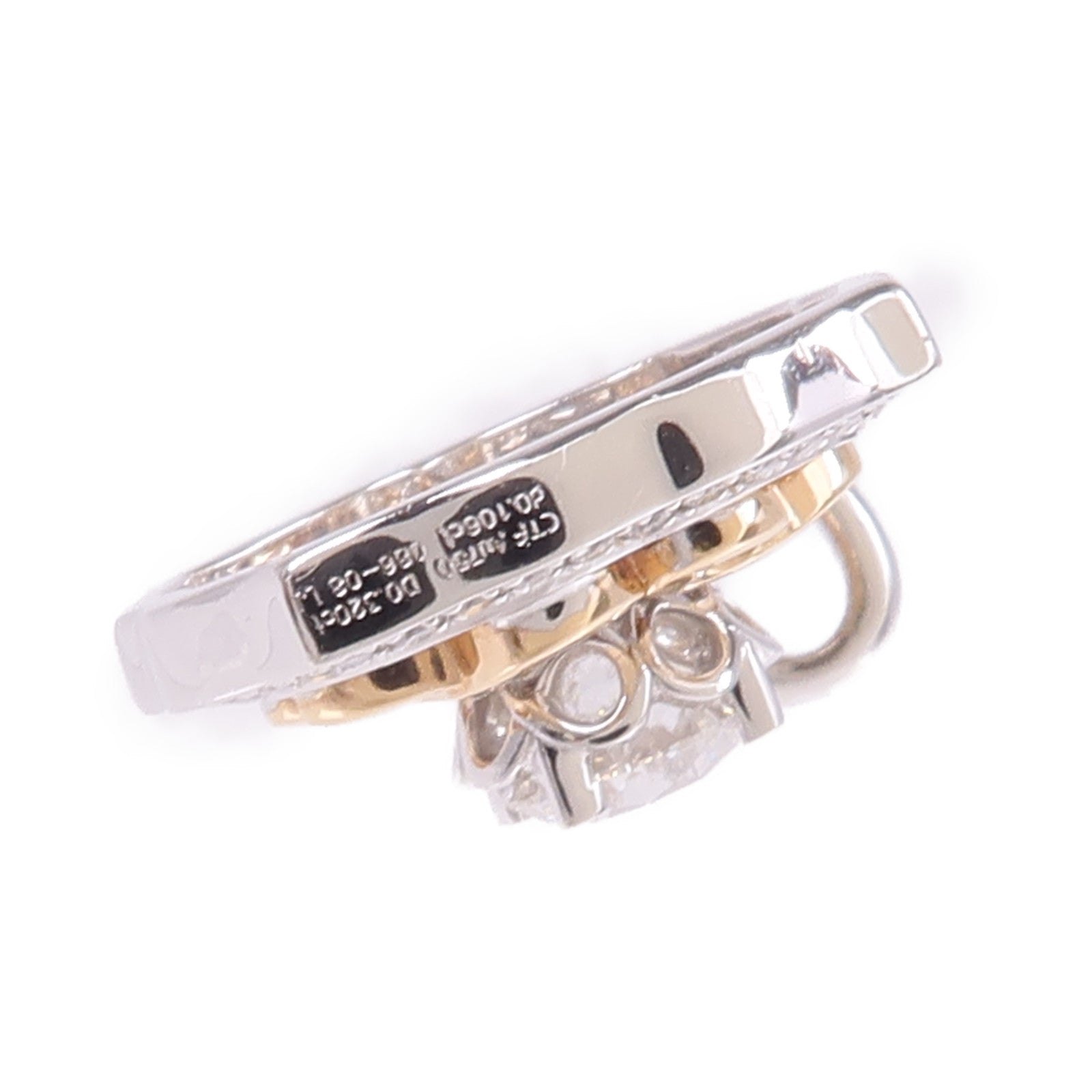 JEWELRY 【激減優惠】18K黃金/白金Diamond Pendant Top鑽石吊墜