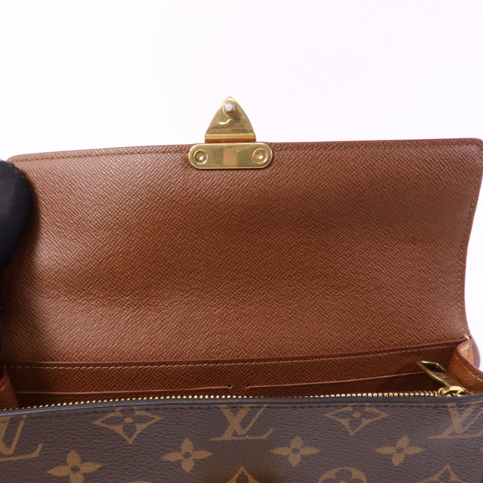 LOUIS VUITTON MonogramS Lock Belt Pouch PM金扣腰包