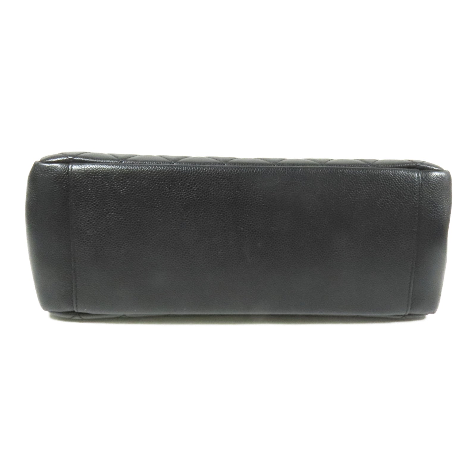 CHANEL 牛皮皮革GST銀扣鏈帶肩背袋