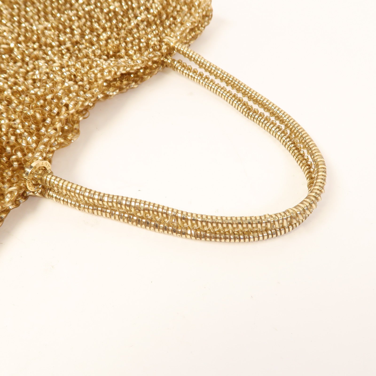 ANTEPRIMA PVC Hand Bag手挽袋金色