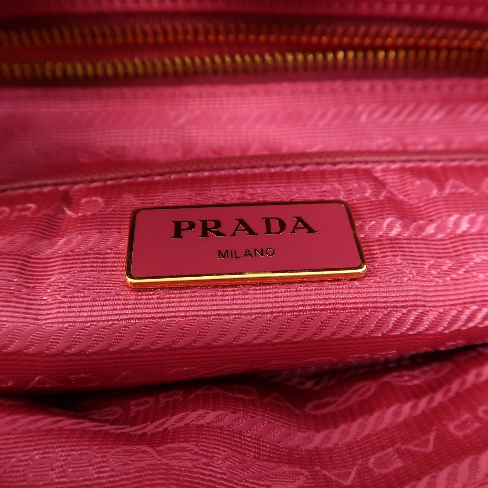 PRADA 尼龍2 Way Shoulder金扣手挽肩背兩用袋