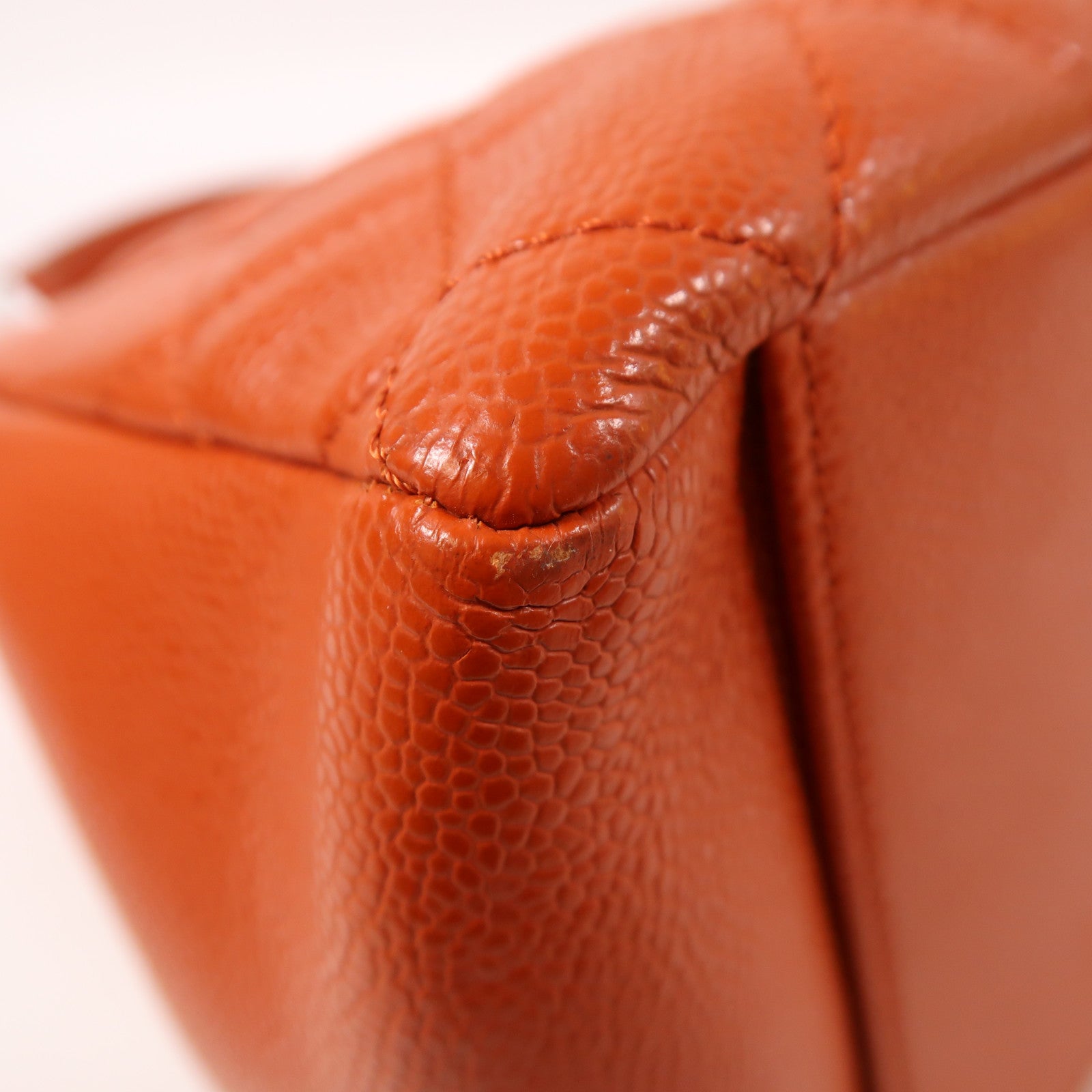 CHANEL 牛皮皮革GST Grand Shopping Tote Bag銀扣鏈帶肩背袋