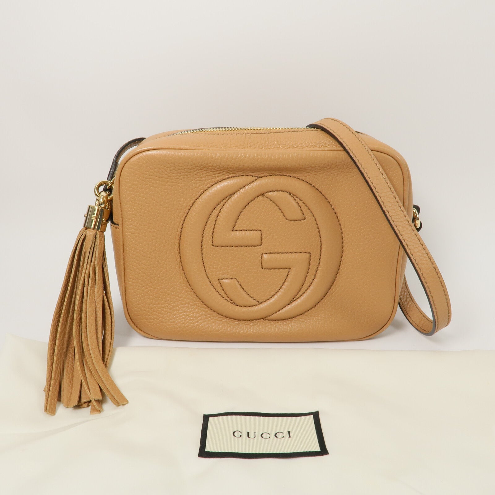 GUCCI 牛皮皮革Soho Disco肩背袋