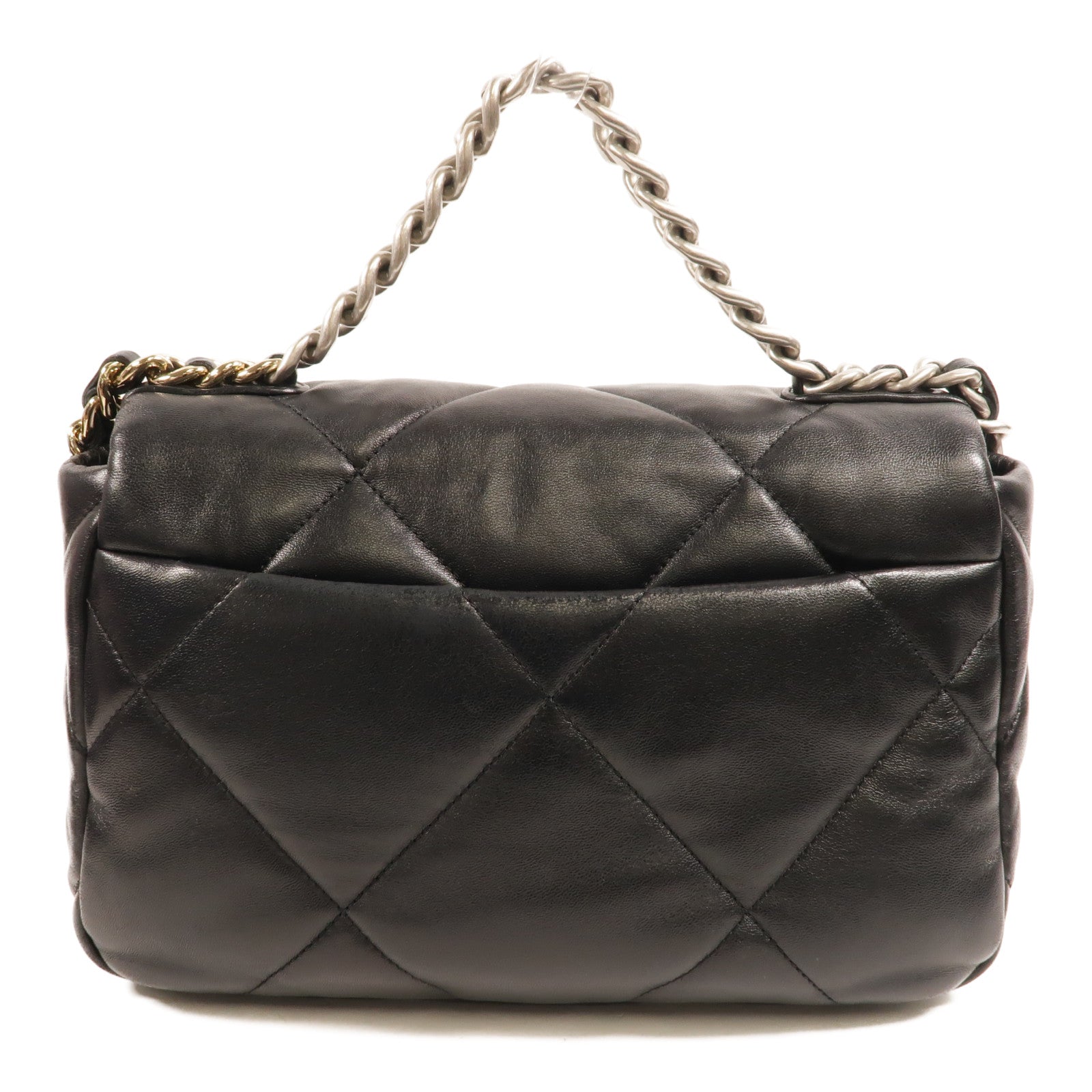 CHANEL 羊皮皮革Chanel 19 Small鏈帶肩背袋