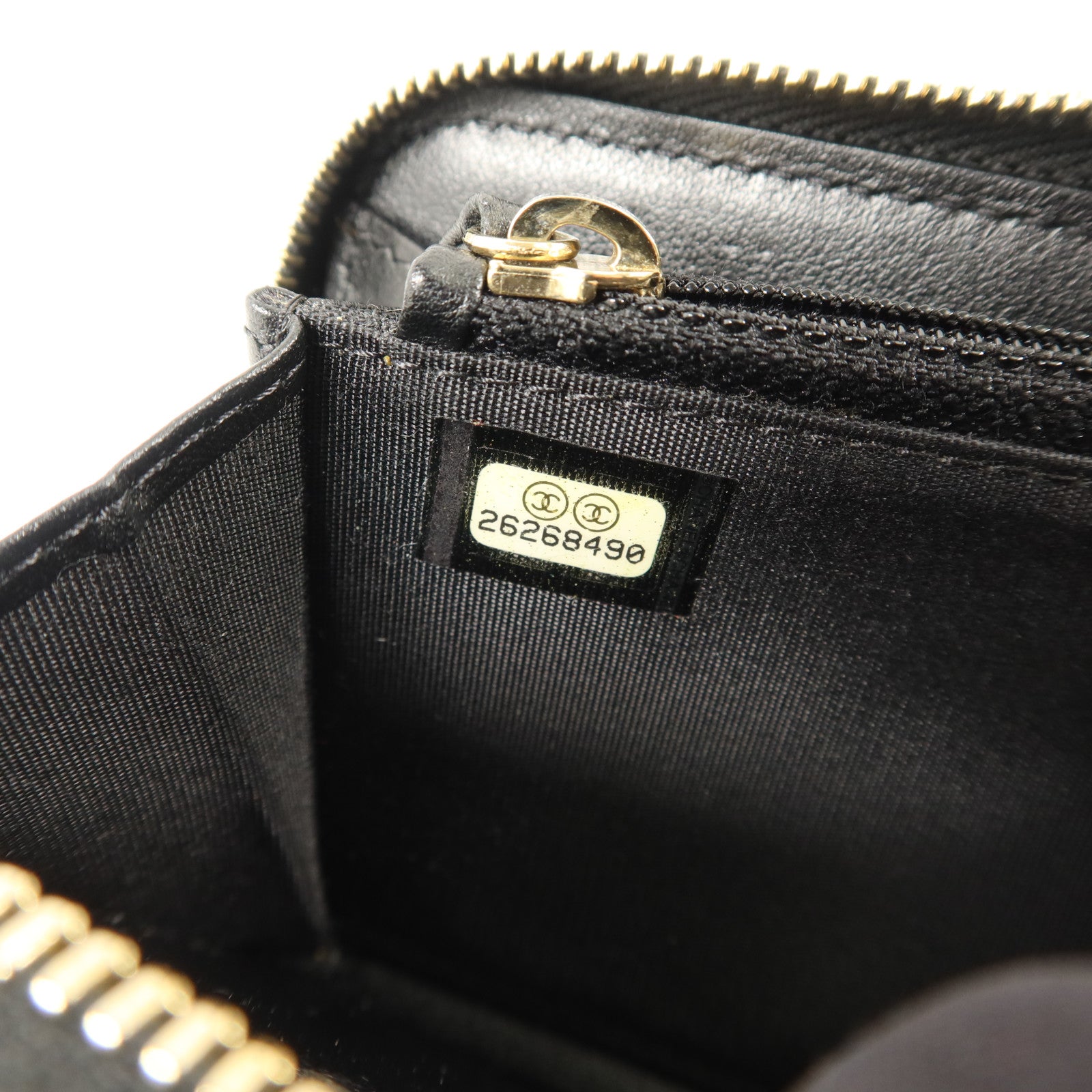 CHANEL 牛皮皮革Medium Zipped Wallet錢包