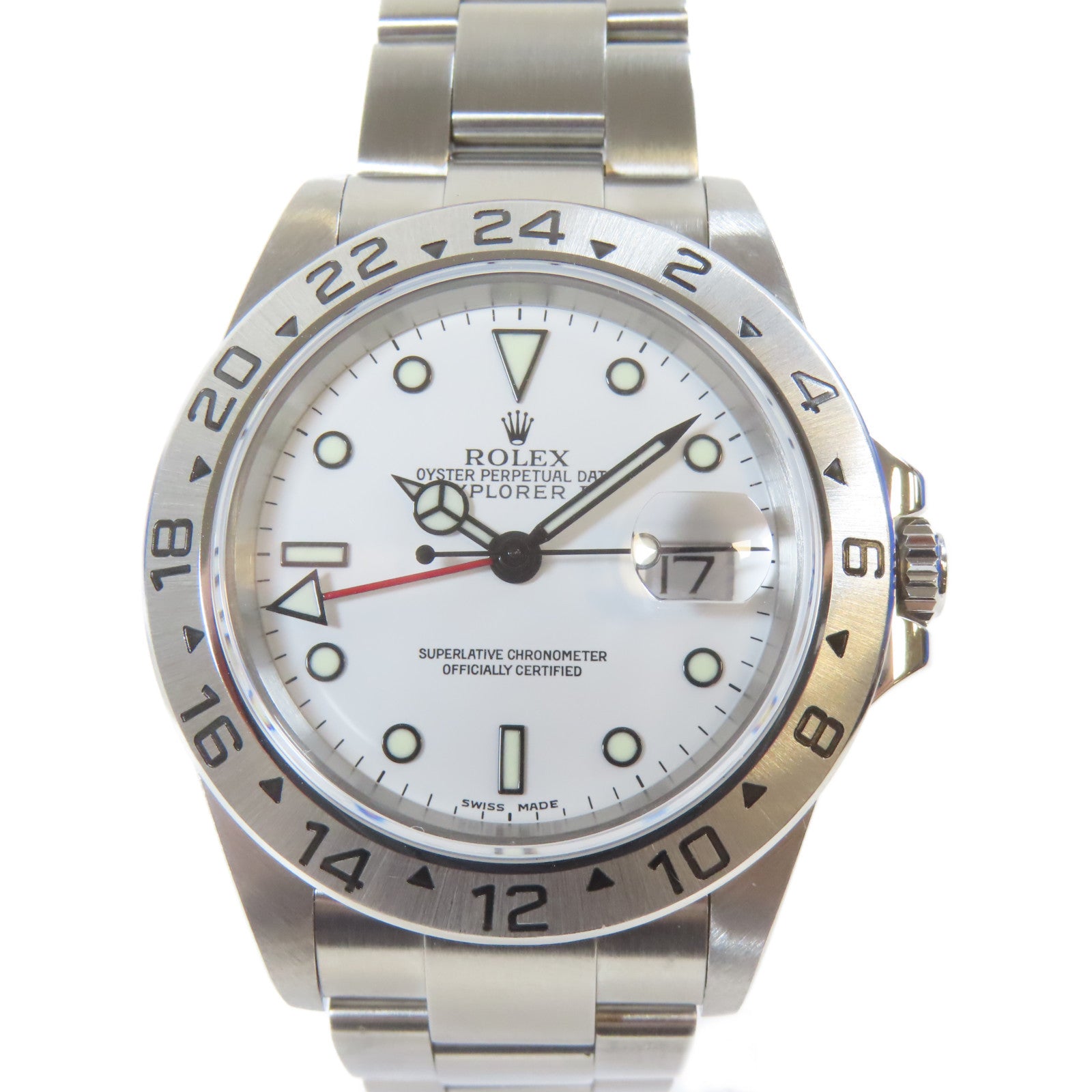 ROLEX ExplorerⅡ不鏽鋼手錶自動機芯白色