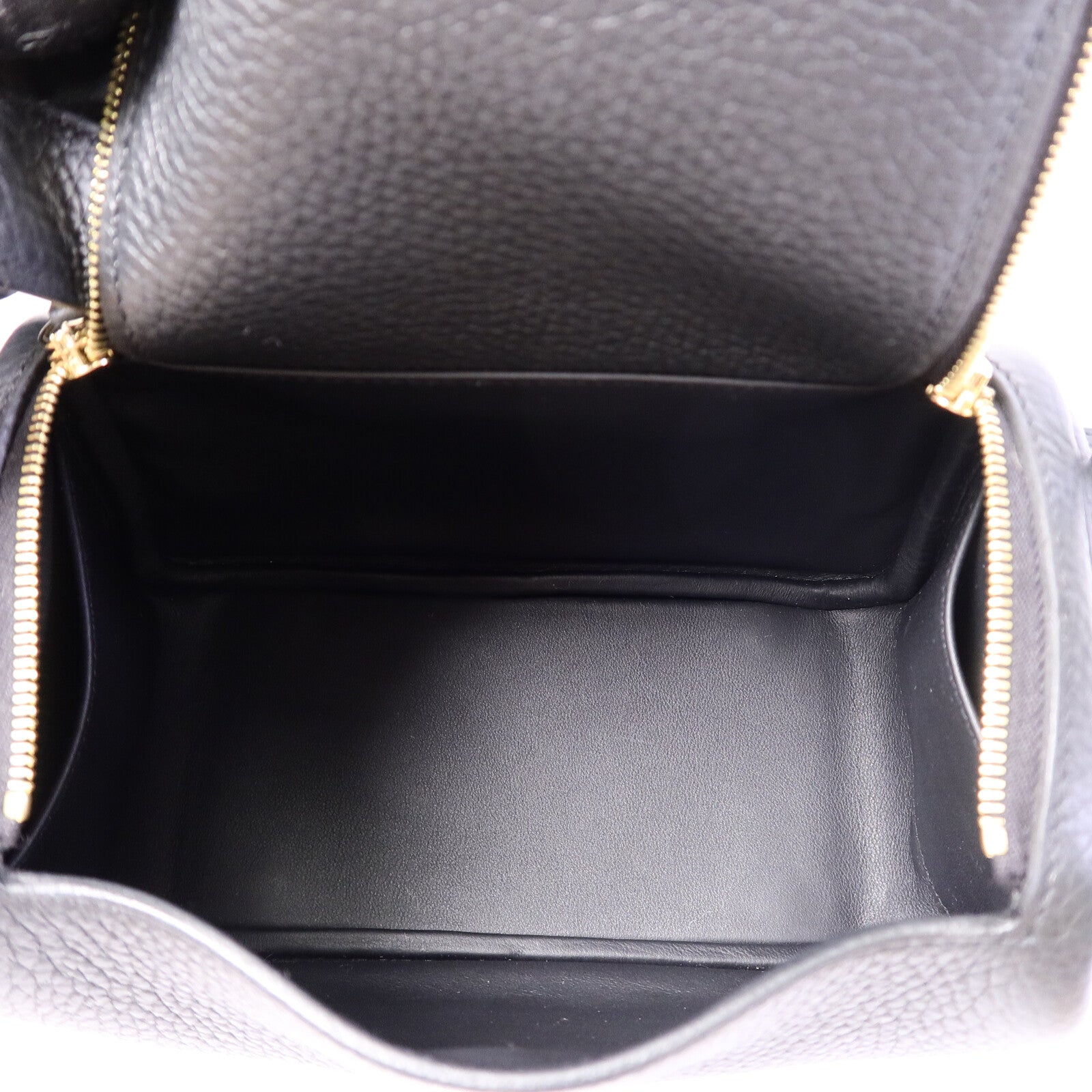 HERMES Clemence皮革Mini LindyII肩背袋