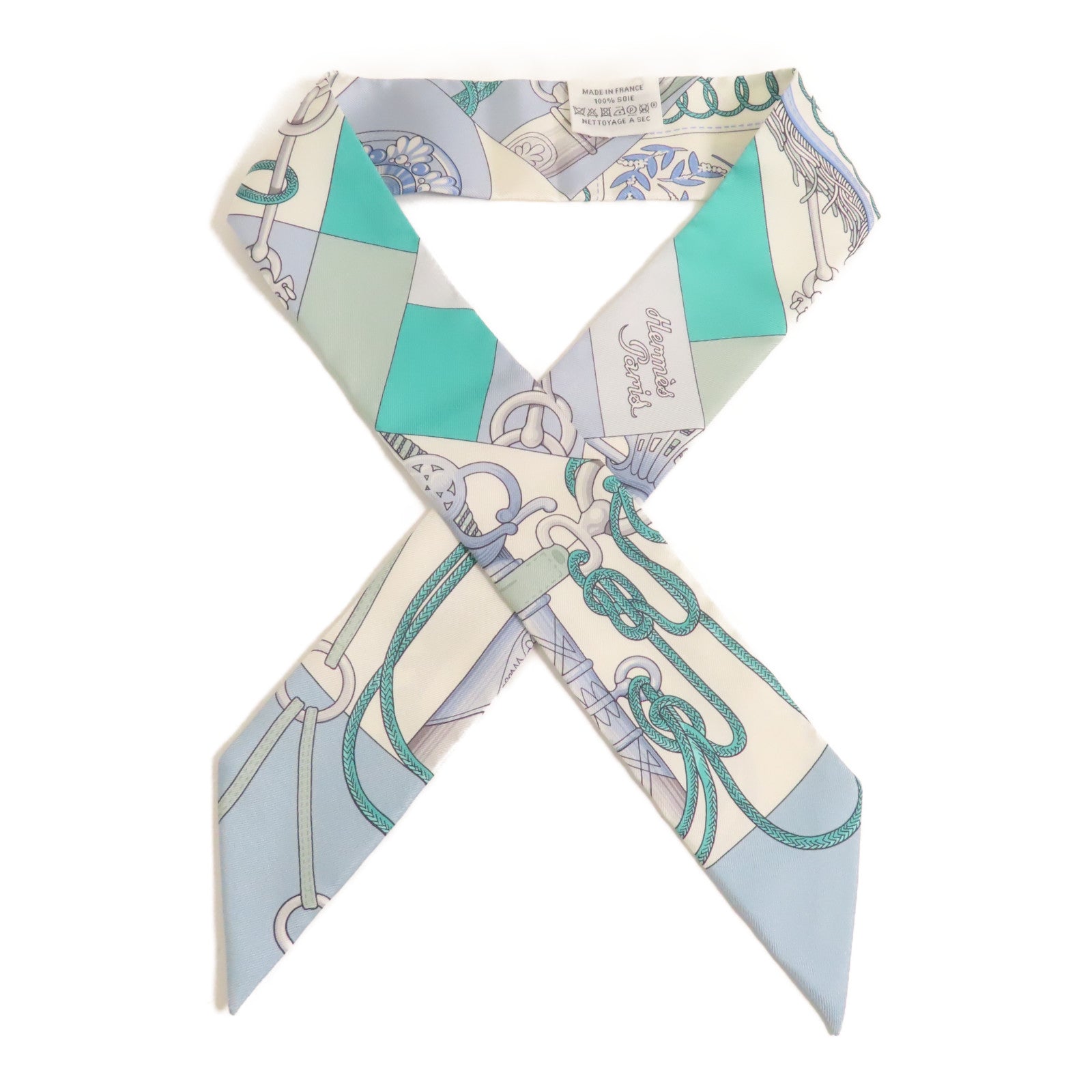 HERMES 絲質Twilly絲巾