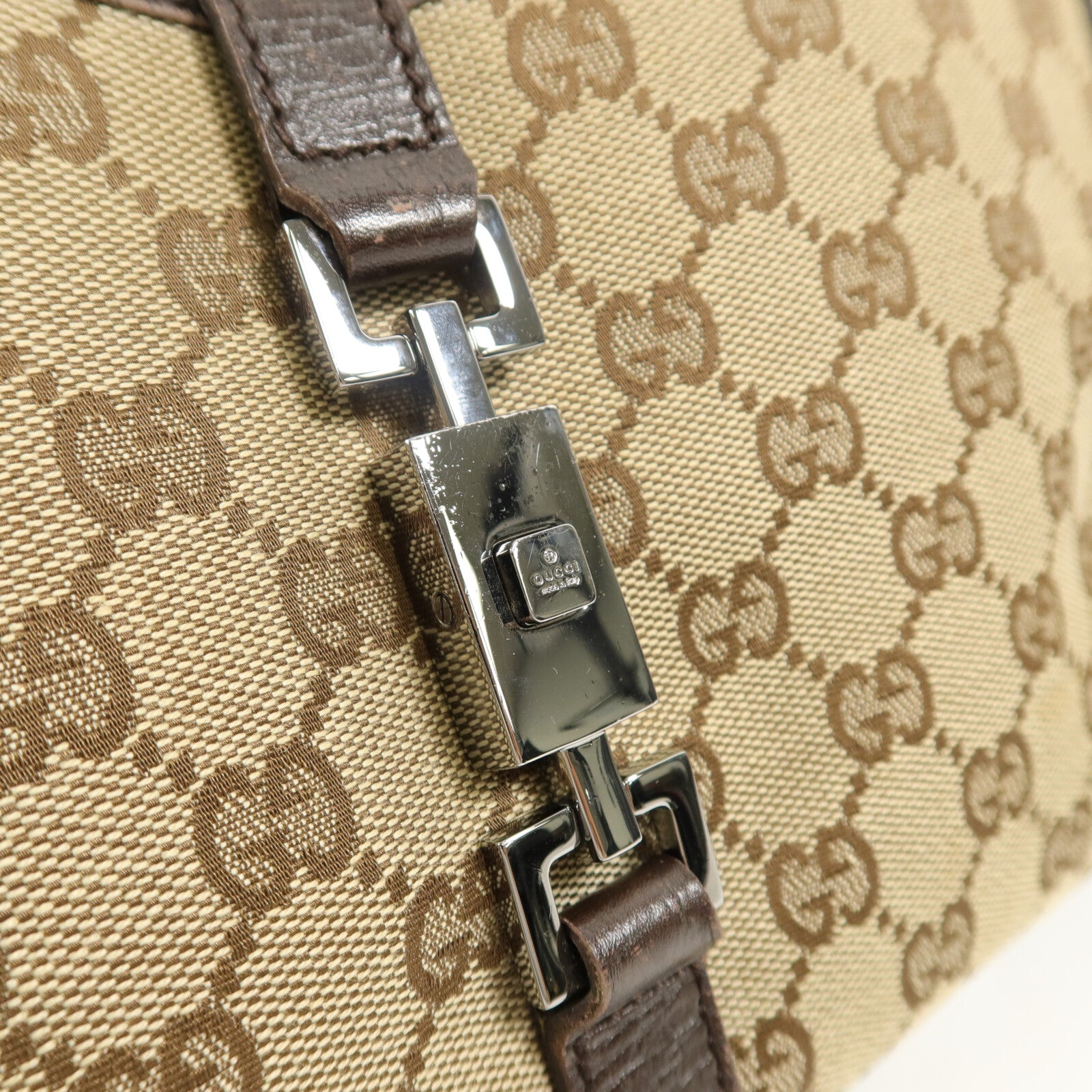 GUCCI 帆布Jackie肩背袋