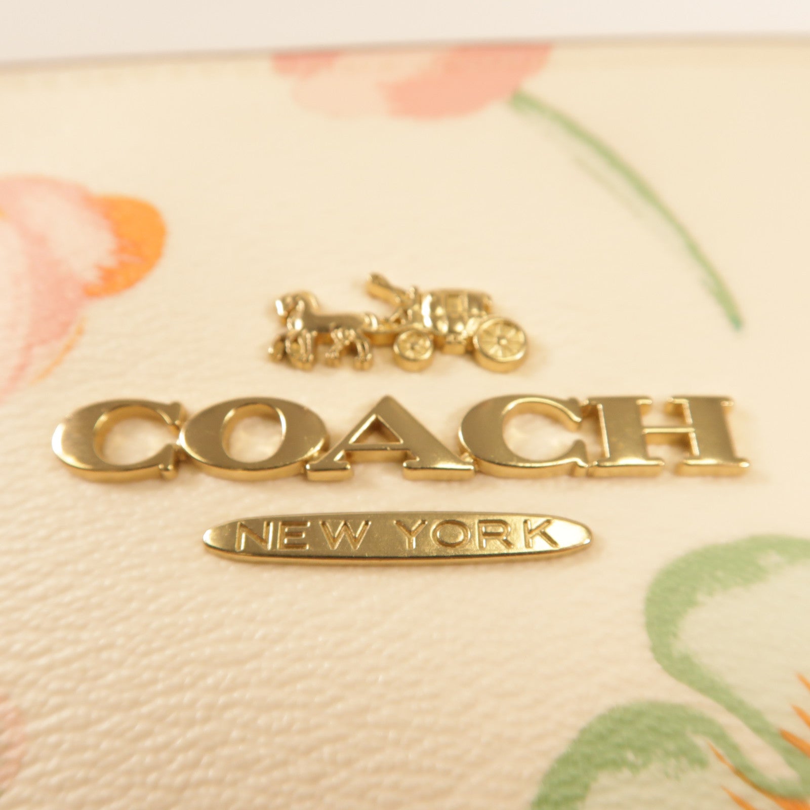 COACH 塗層帆布Cammie Chain Tote金扣肩背袋