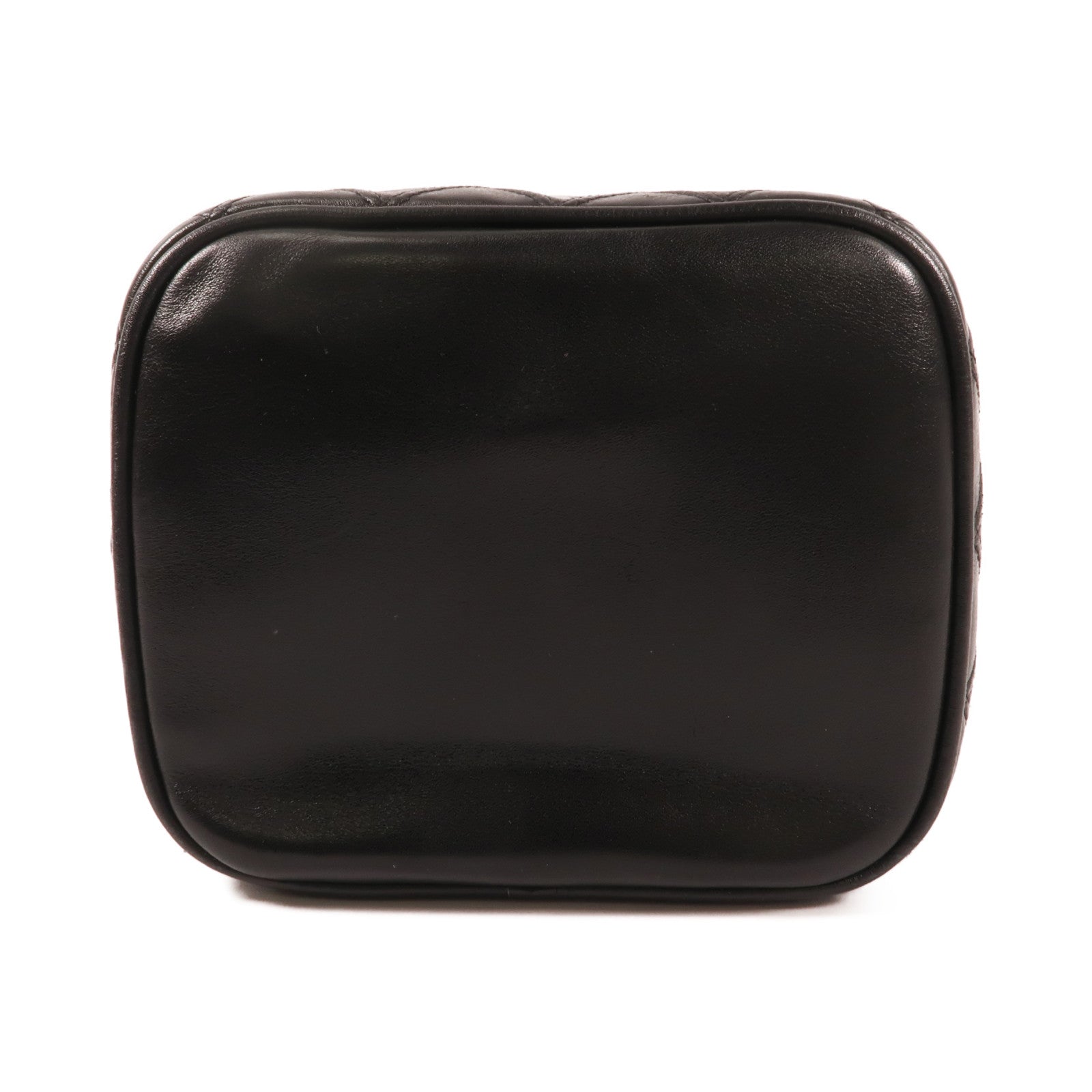 CHANEL 【激減優惠】羊皮皮革Vintage Vanity Case金扣手挽袋