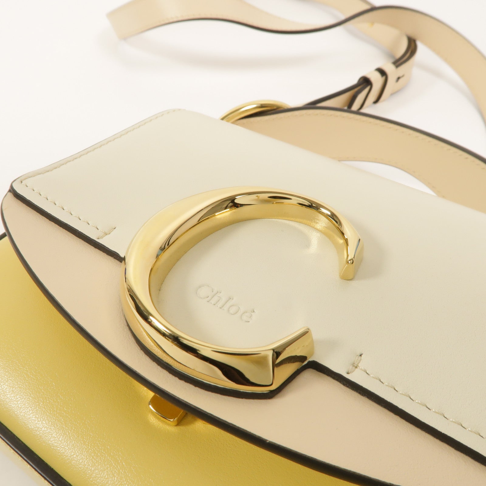 Chloe 牛皮皮革Mini Chloe C手挽肩背兩用袋