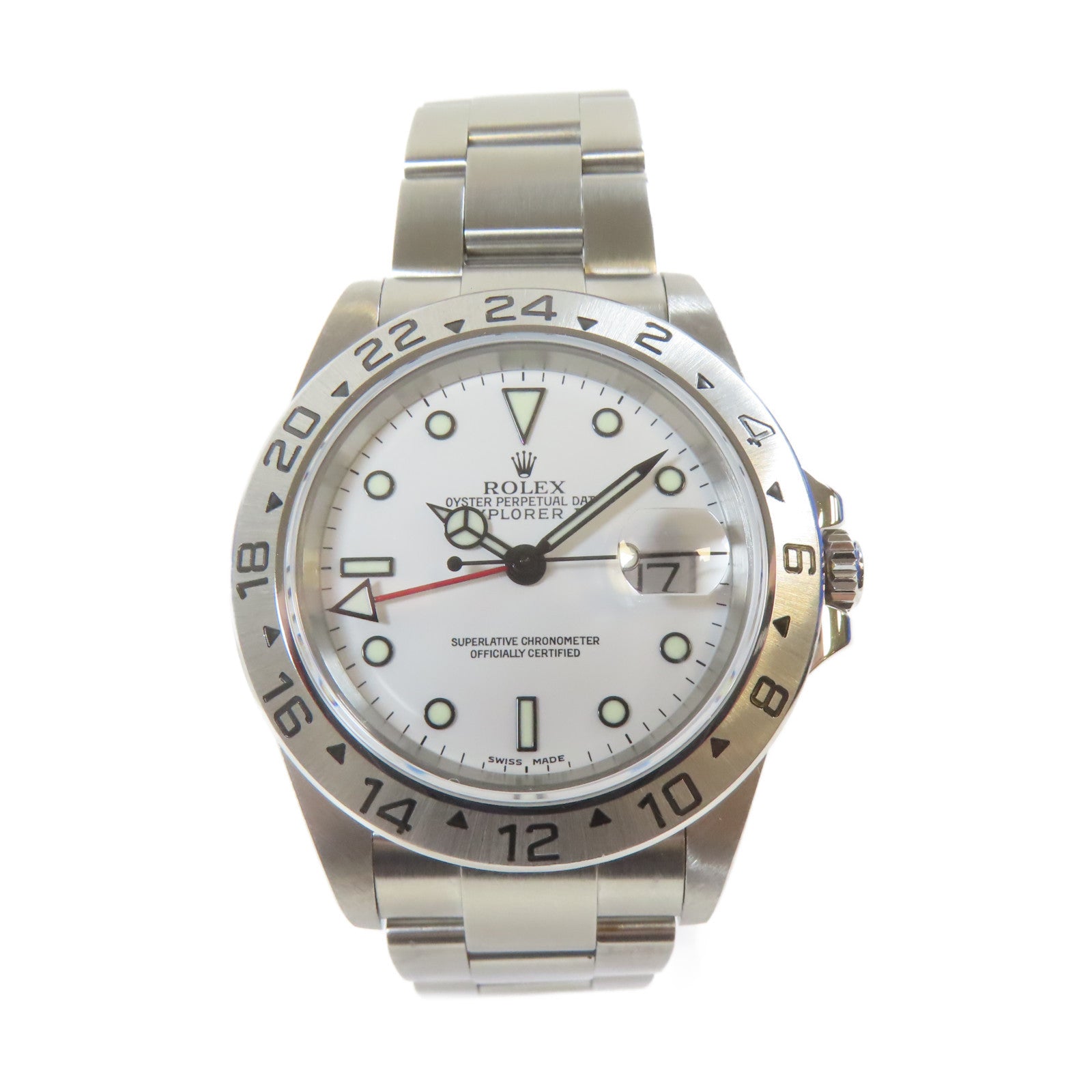 ROLEX ExplorerⅡ不鏽鋼手錶自動機芯白色