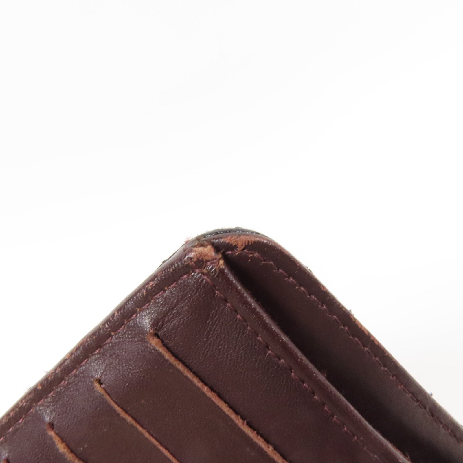 CHANEL 牛皮皮革Fold Wallet金扣錢包