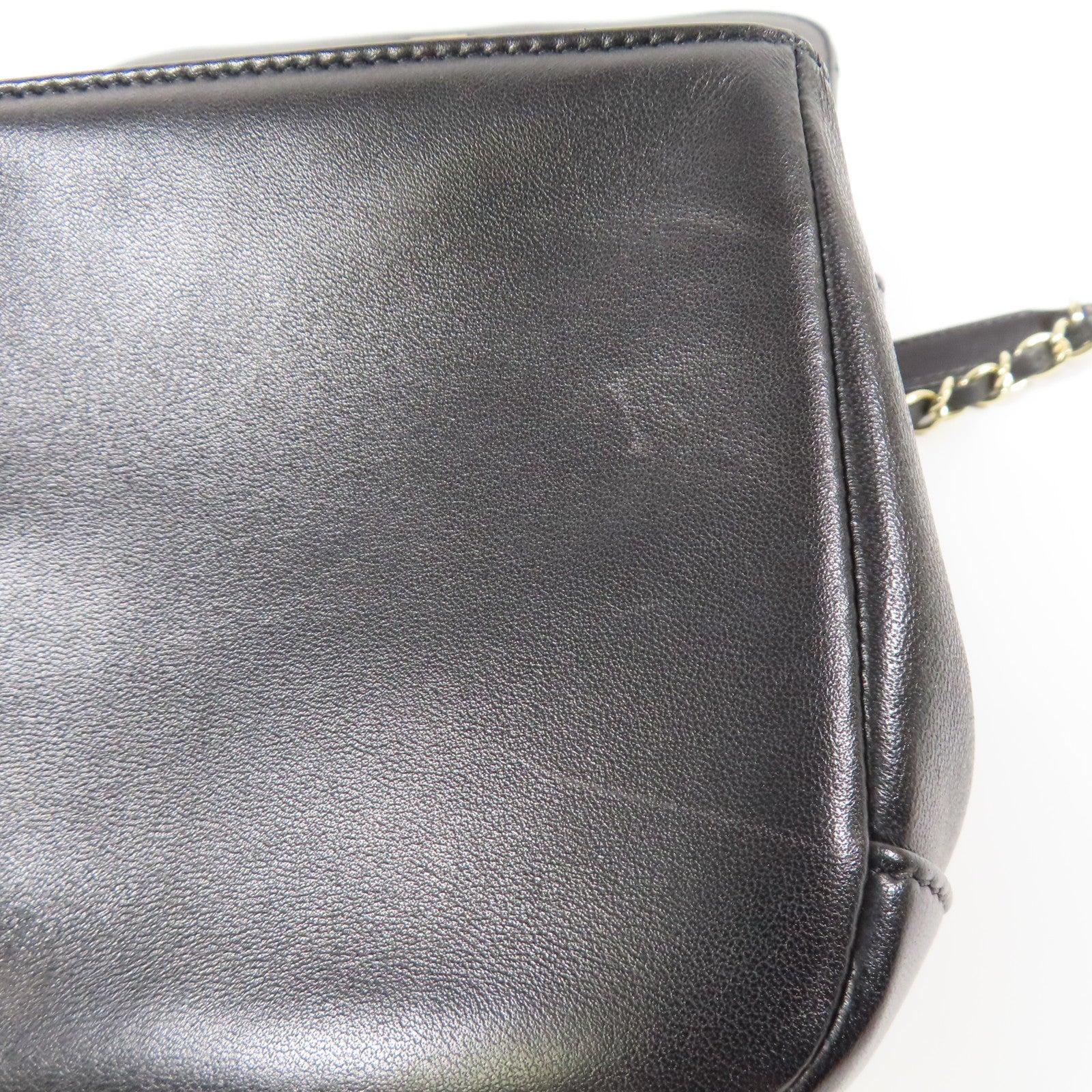 CHANEL 【激減優惠】牛皮皮革Shoulder Bag金扣鏈帶肩背袋