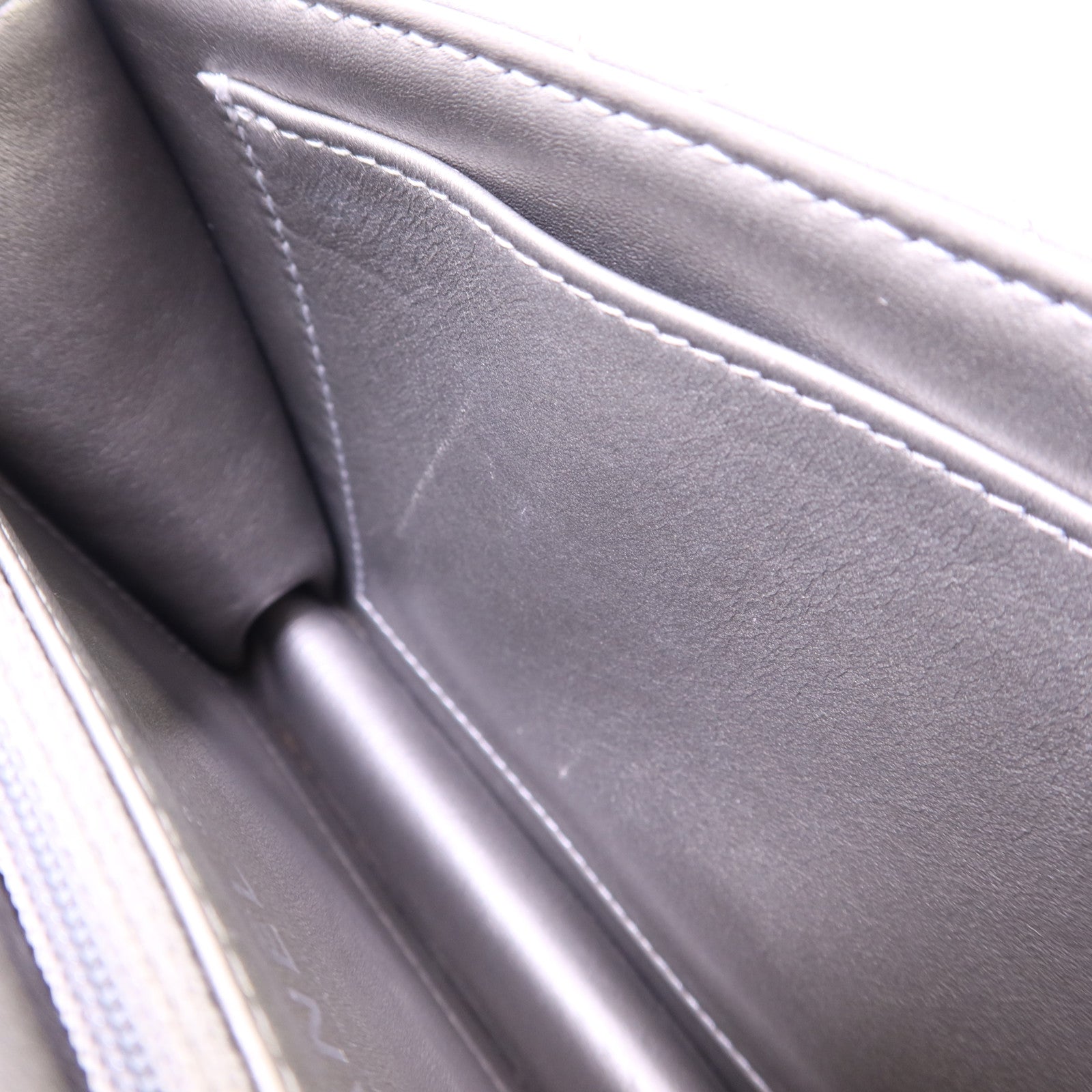 CHANEL 【激減優惠】牛皮皮革Chain Shoulder Bag銀扣鏈帶肩背袋