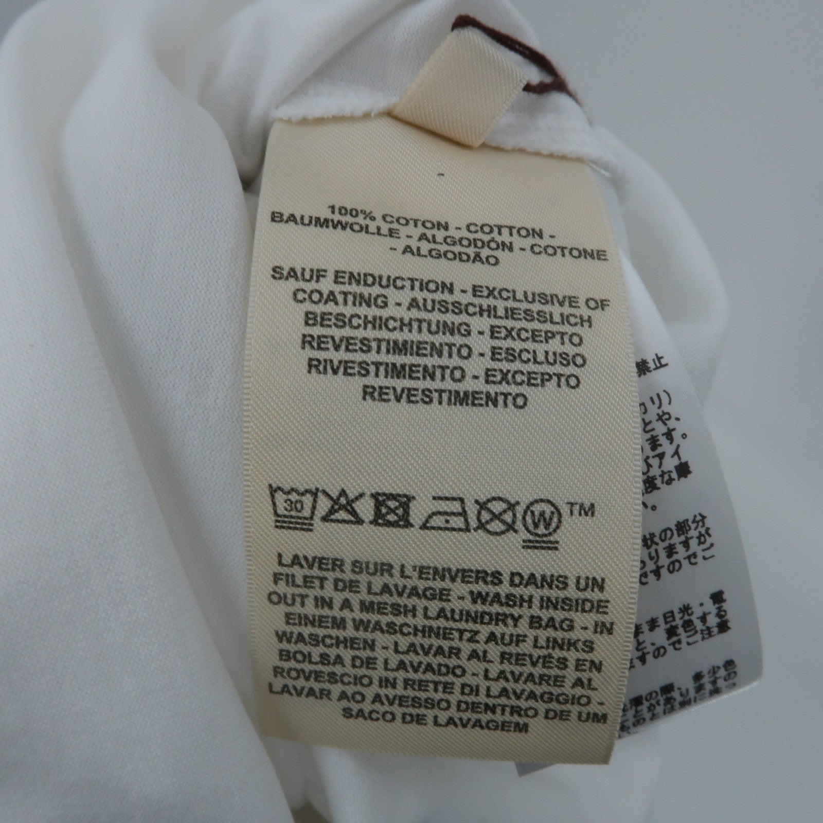 HERMES Cotton Cartouche Chevron T-Shirt上衣
