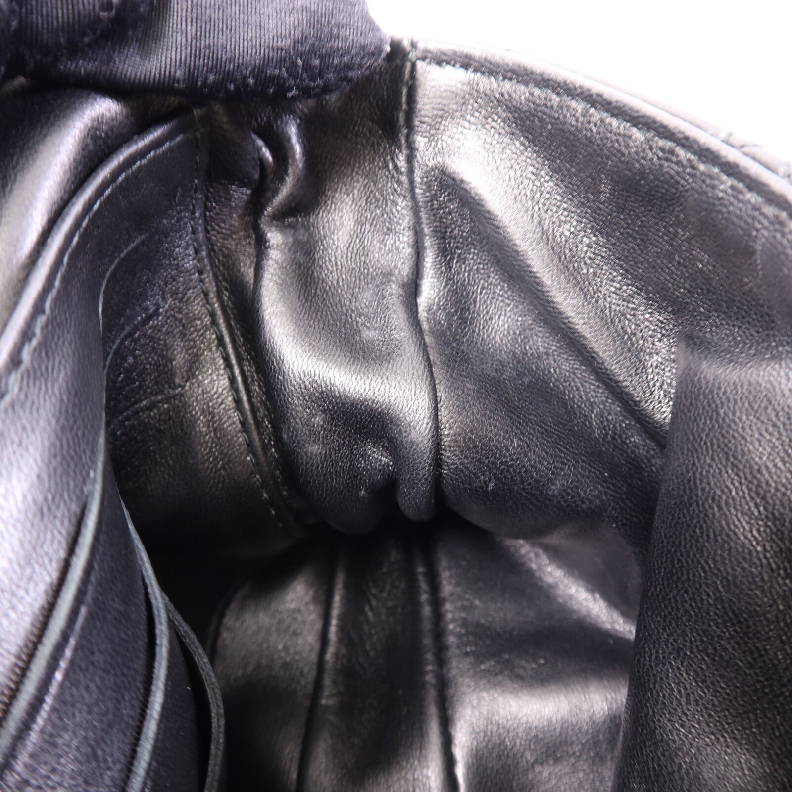 Dior 羊皮皮革Shoulder Bag銀扣鏈帶肩背袋