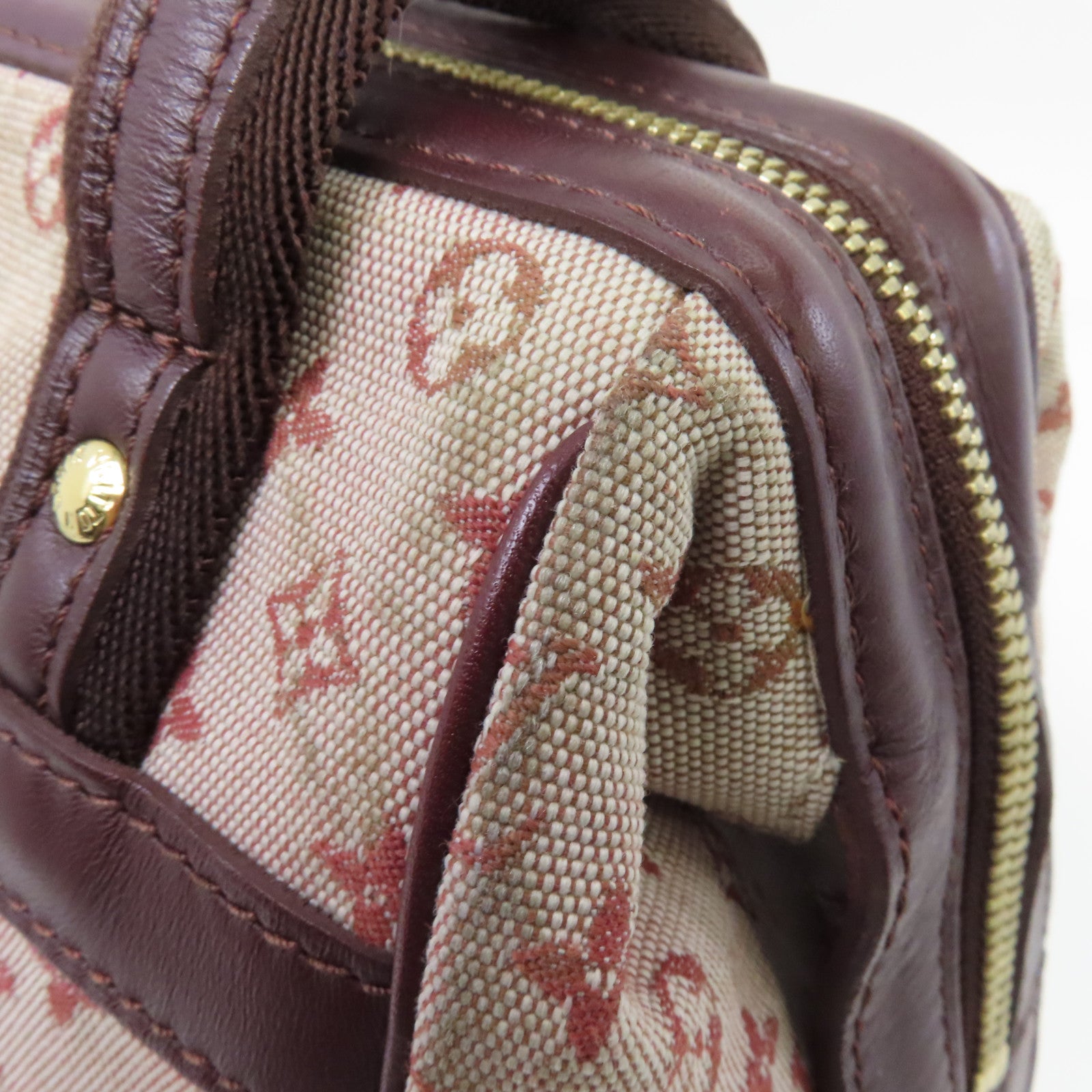LOUIS VUITTON 【激減優惠】Monogram Mini Josephine PM金扣手挽袋紅色