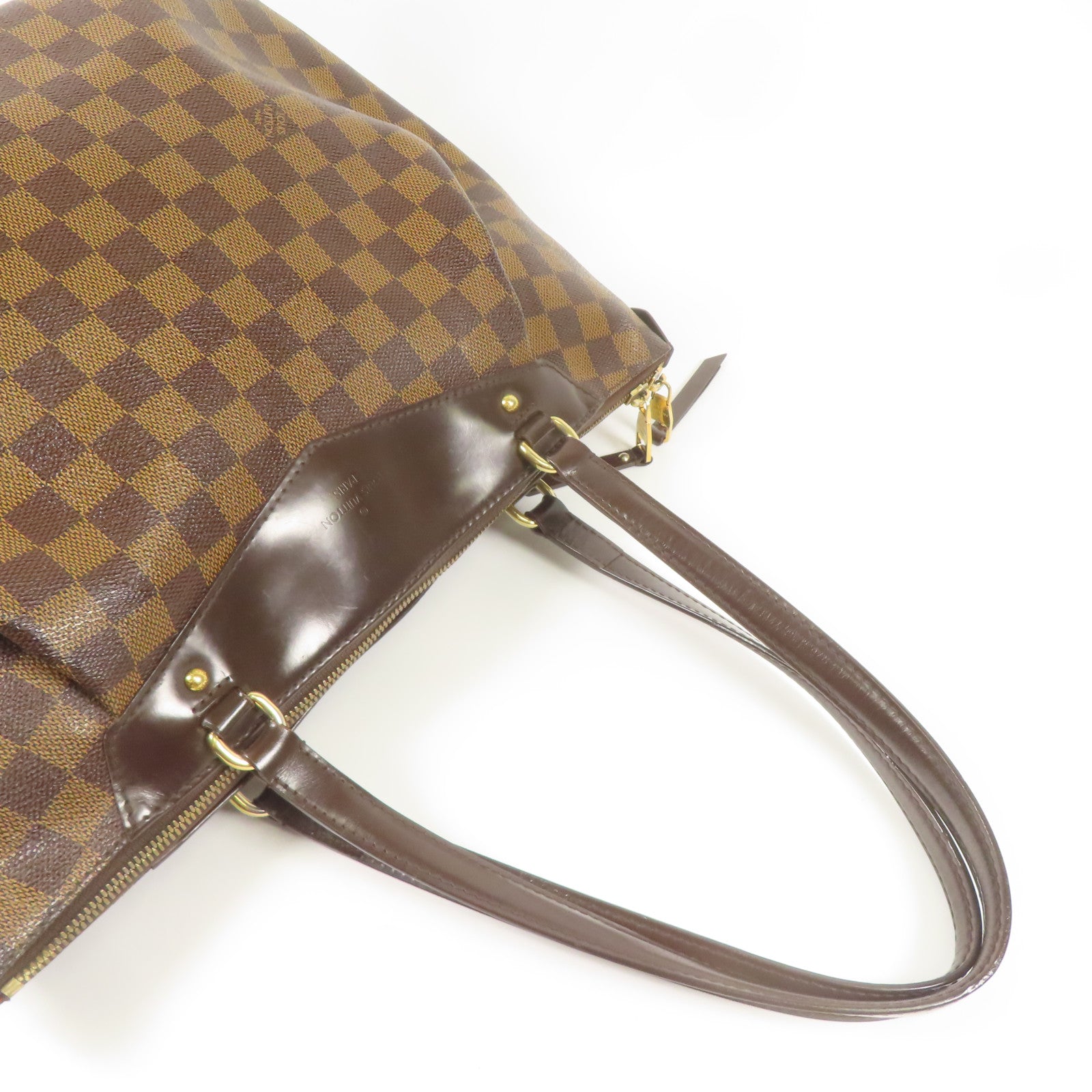 LOUIS VUITTON Damier Westminster GM金扣肩背袋