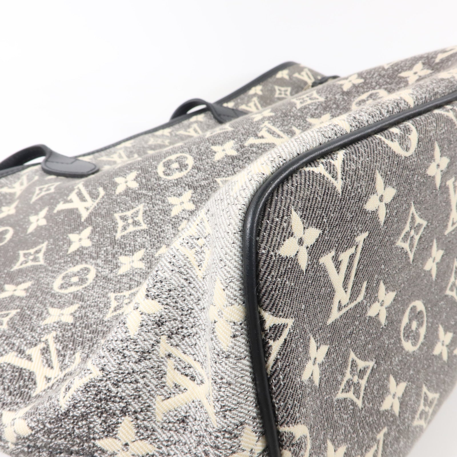 LOUIS VUITTON Monogram Denim Neverfull MM手挽袋