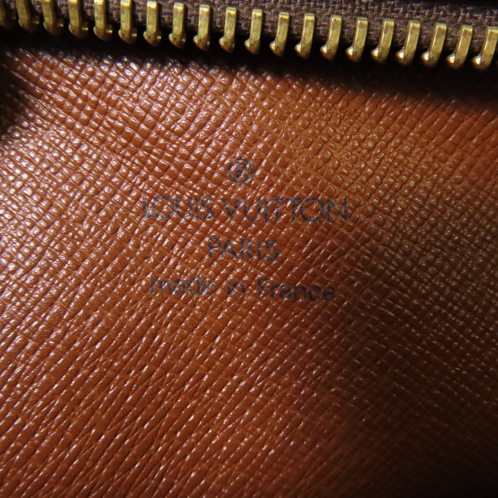 LOUIS VUITTON Monogram Amazon金扣肩背袋棕色