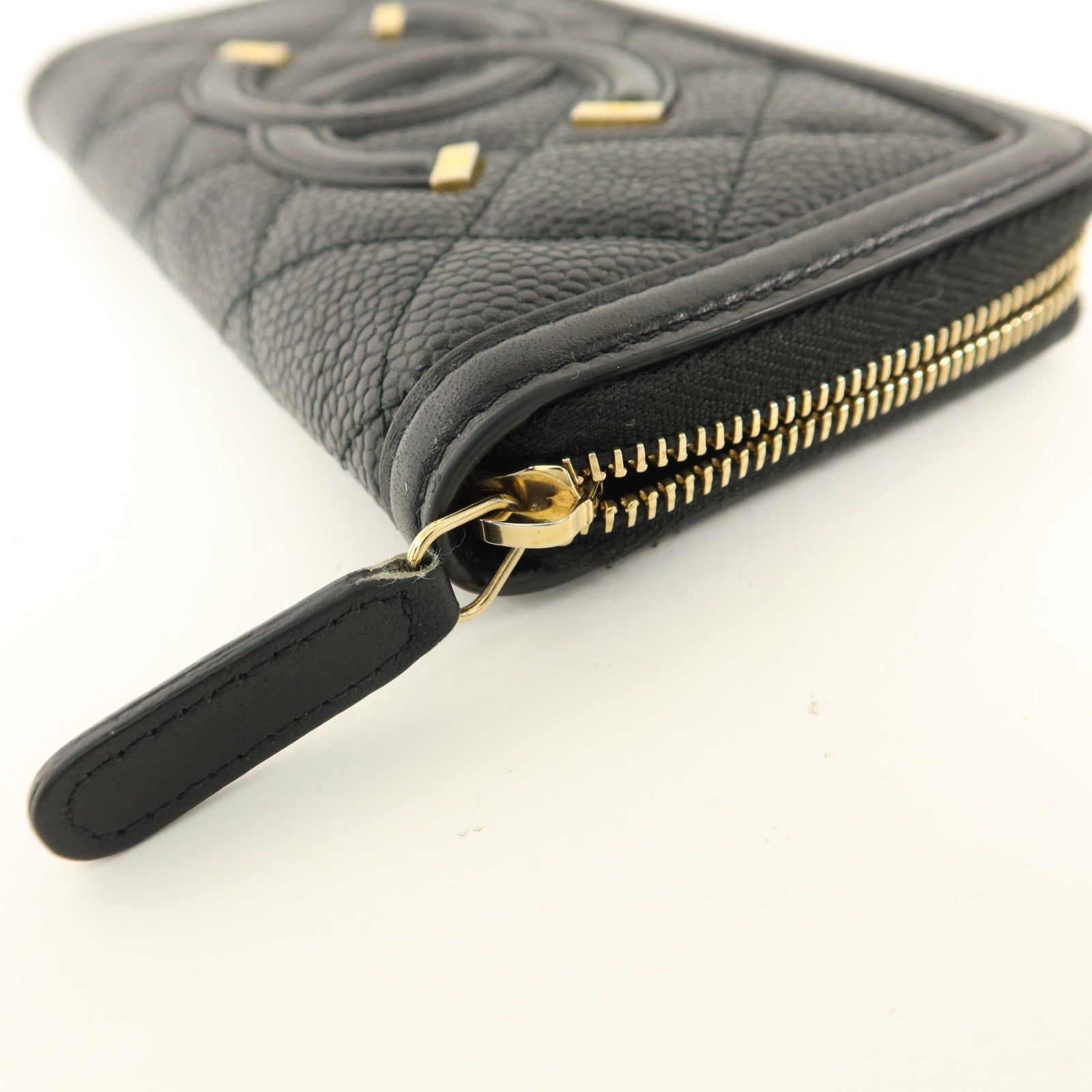 CHANEL 牛皮皮革Medium Zipped Wallet錢包