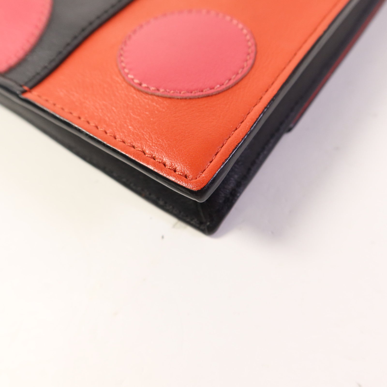 Valentino 牛皮皮革Chain Shoulder金扣手挽肩背兩用袋