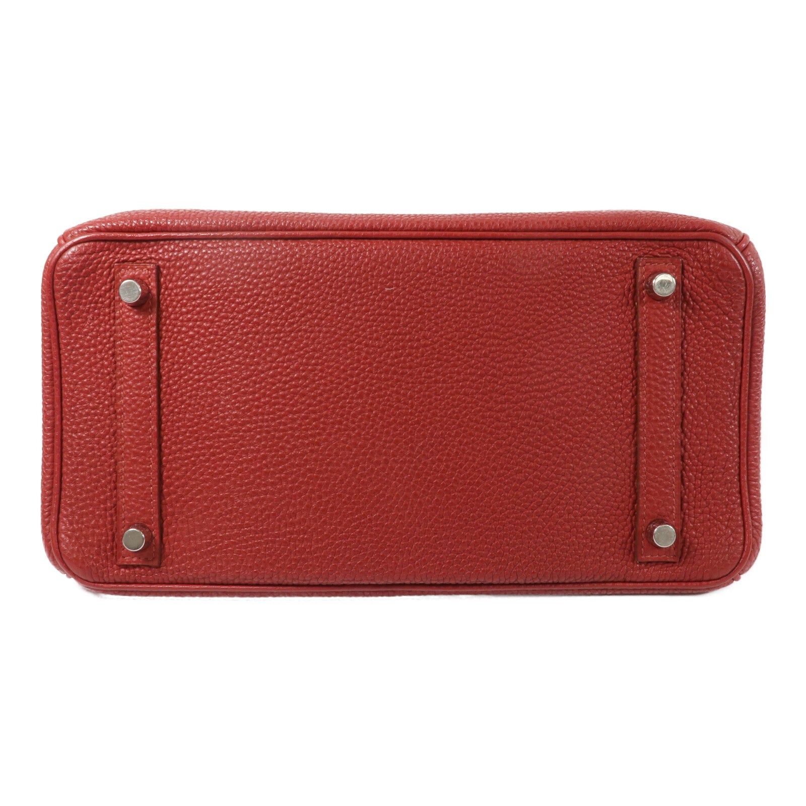 HERMES Togo皮革Birkin 30手挽袋Rouge Garnet