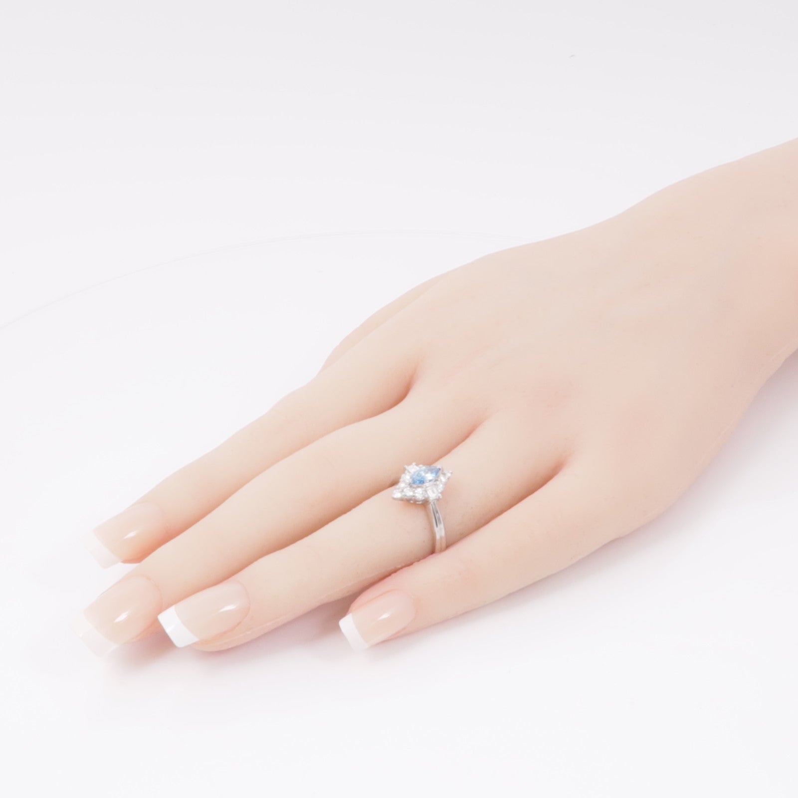 JEWELRY 【激減優惠】PT900鉑金Treat Diamond Ring鑽石戒指US#5.5