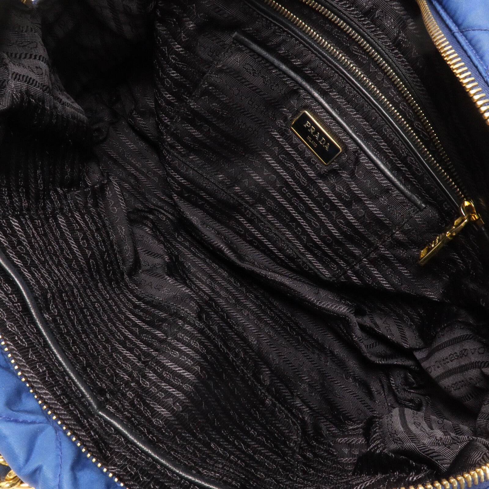 PRADA 尼龍Chain Shoulder鏈帶肩背袋