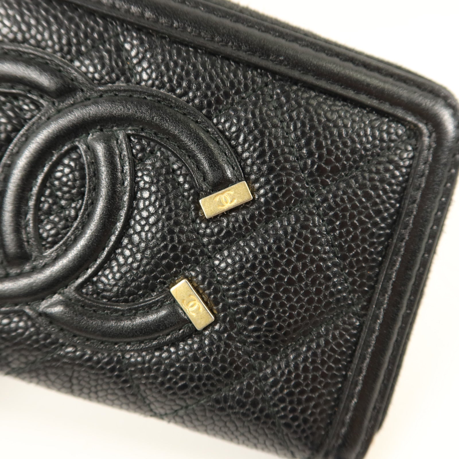 CHANEL 牛皮皮革Medium Zipped Wallet錢包