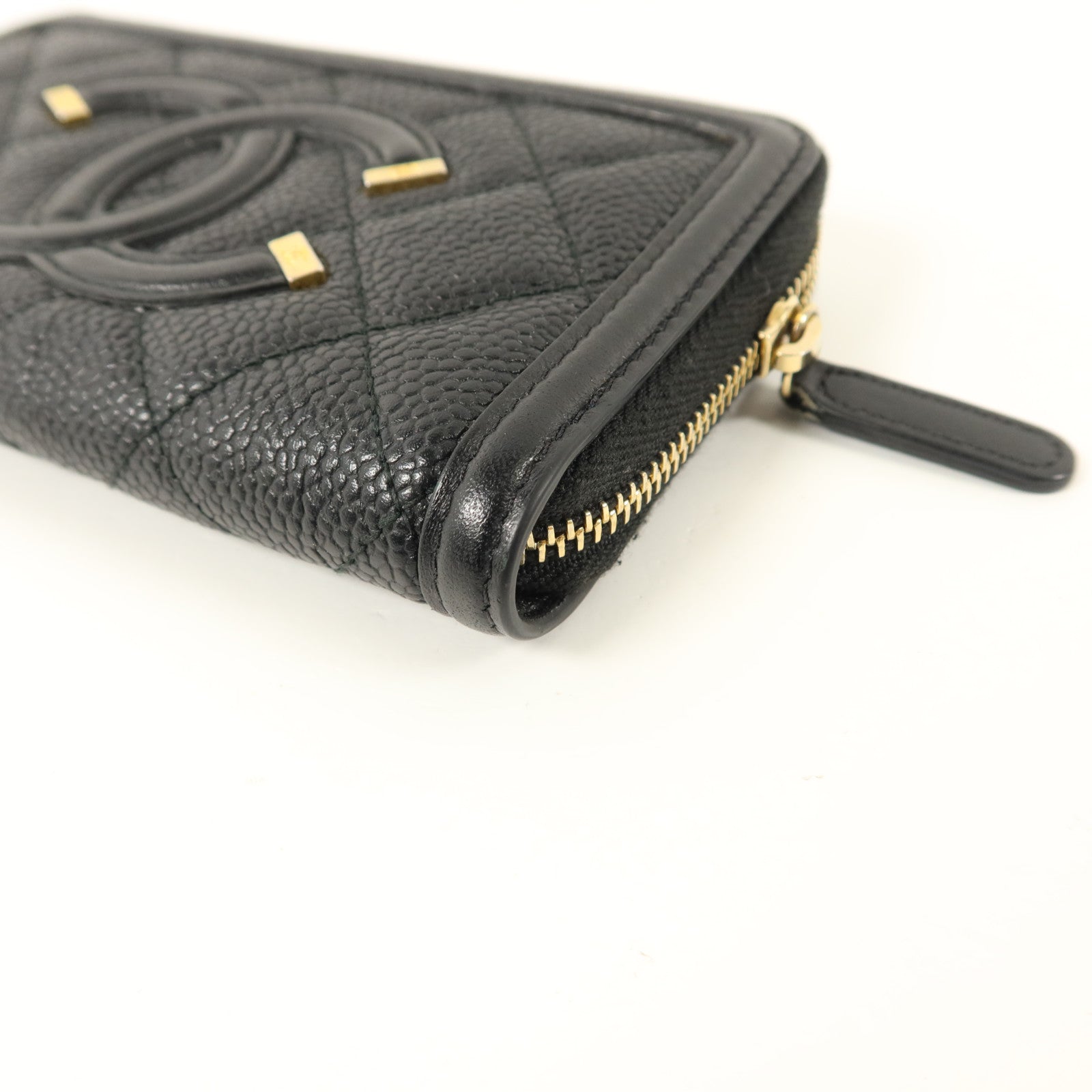 CHANEL 牛皮皮革Medium Zipped Wallet錢包