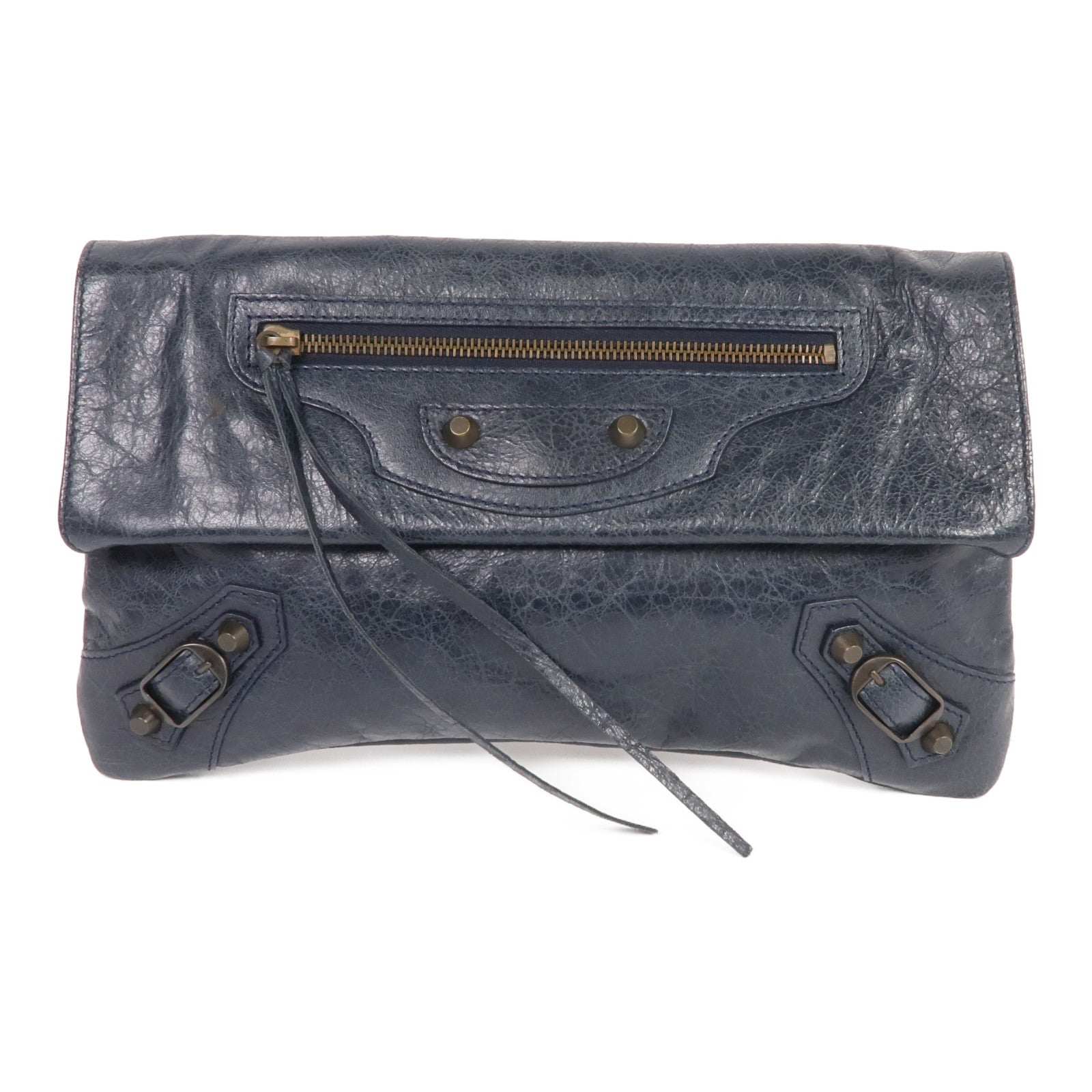 BALENCIAGA 牛皮皮革Clutch金扣手拿包