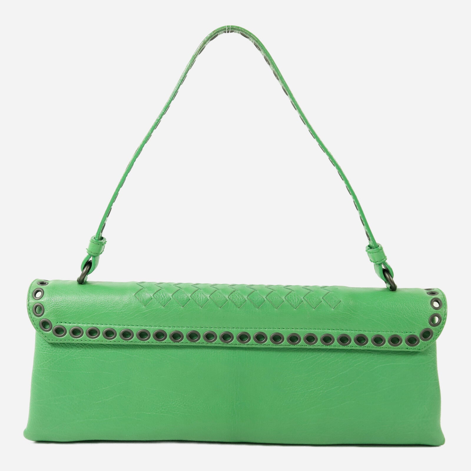 BOTTEGA VENETA 牛皮皮革Shoulder Bag銀扣手挽袋