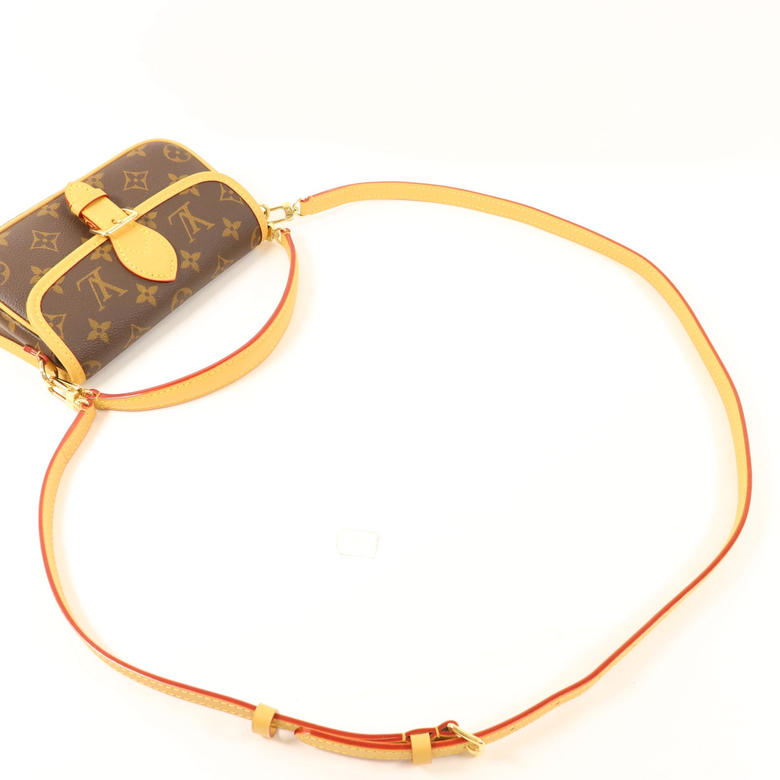 LOUIS VUITTON Monogram Nano Diane金扣手挽肩背兩用袋