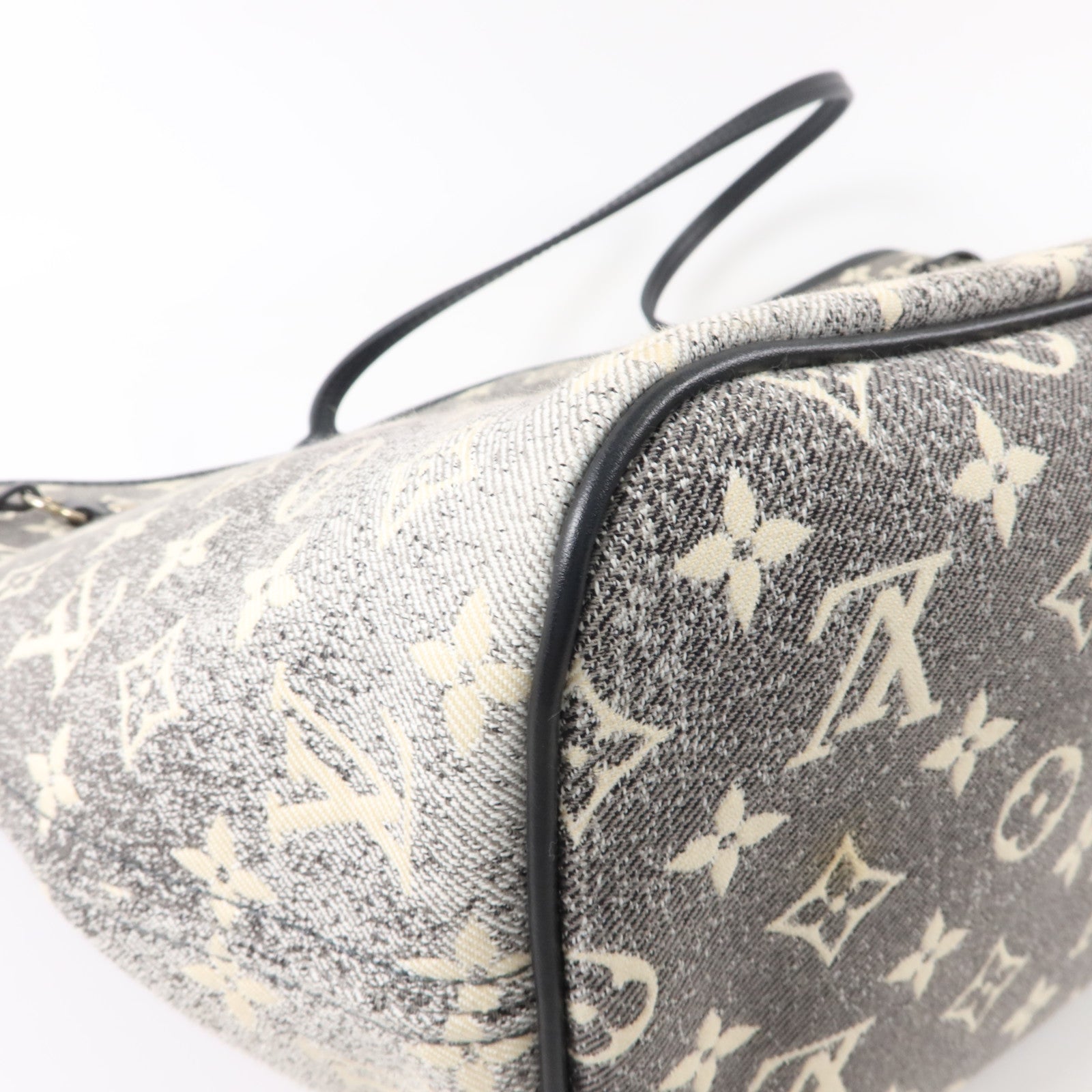 LOUIS VUITTON Monogram Denim Neverfull MM手挽袋