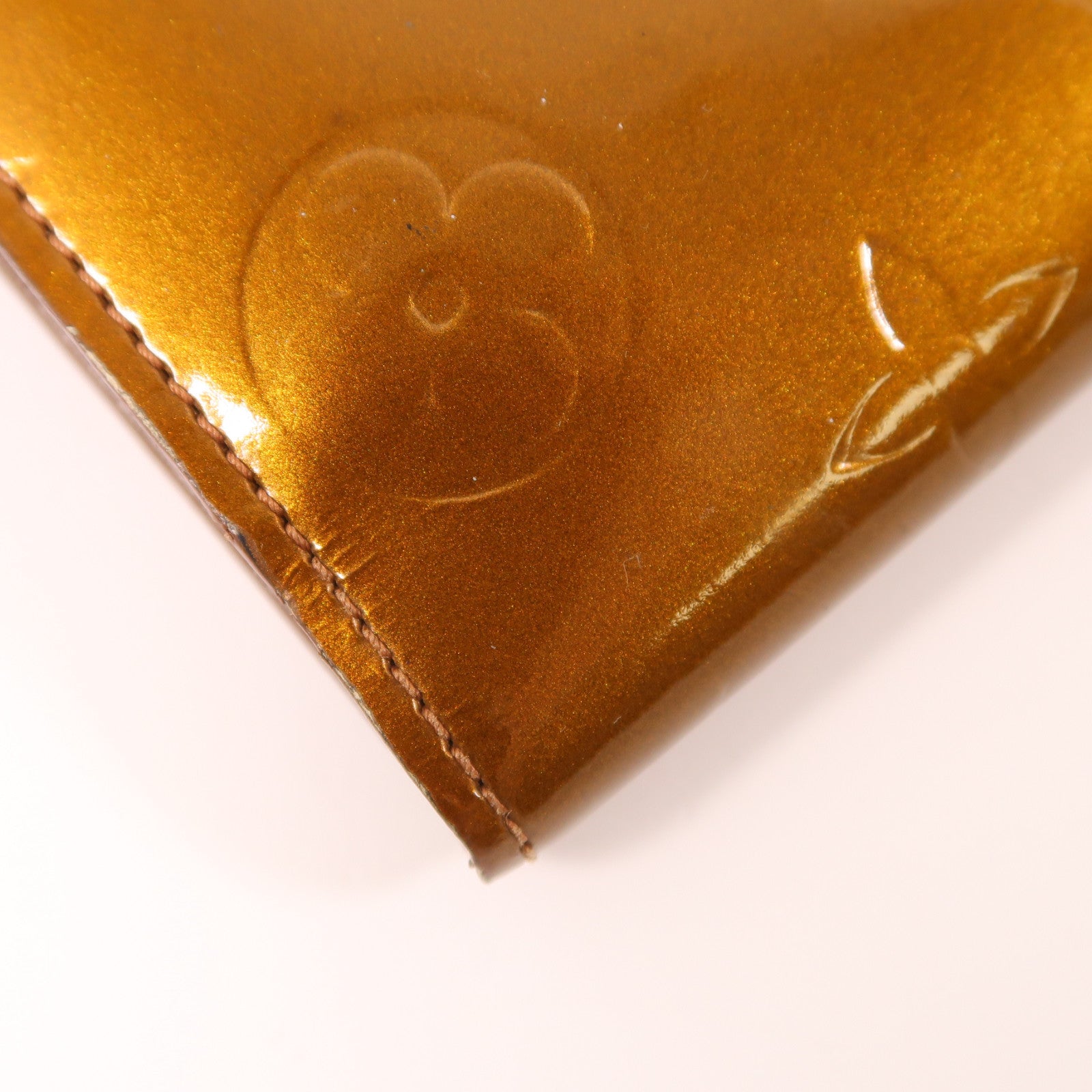 LOUIS VUITTON 【激減優惠】Vernis Long Wallet金扣長錢包啡色