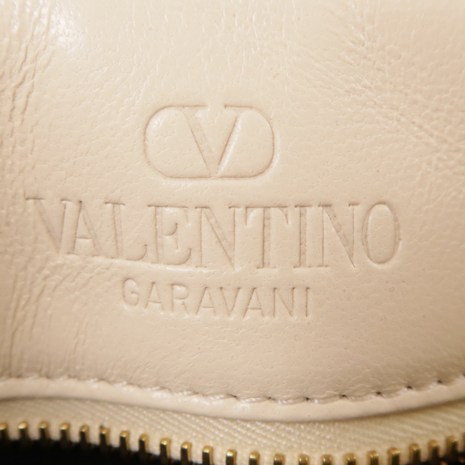 Valentino 【激減優惠】皮革Viva Superstar金扣鏈帶手挽肩背兩用袋