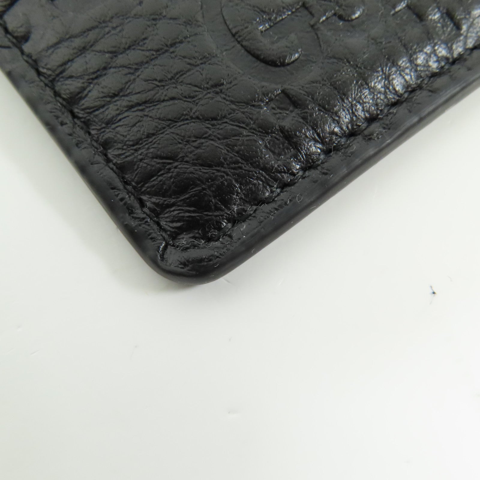 GUCCI GG Grainy皮革GG Emblem Card Case卡片套