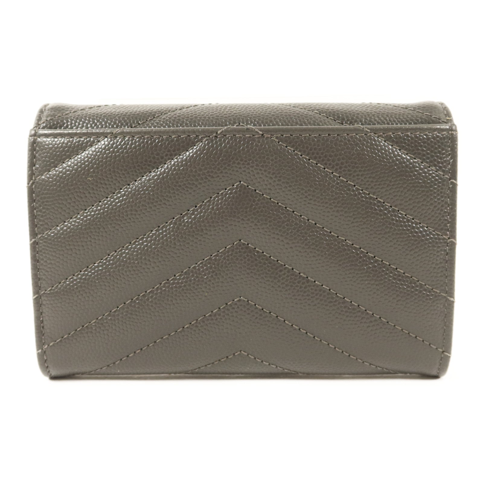 YVES SAINT LAURENT 牛皮皮革Cassandre Matelasse Wallet銀扣錢包