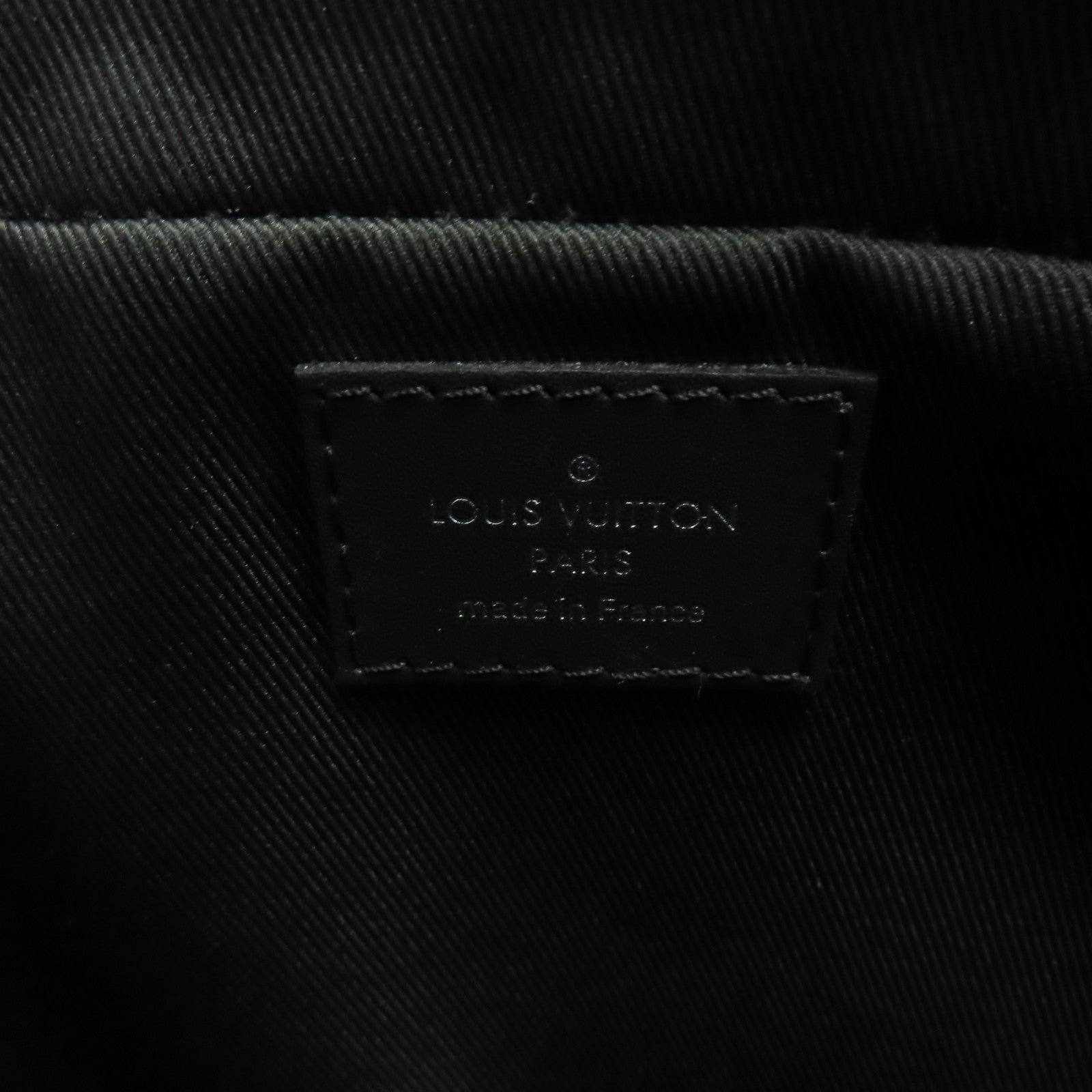 LOUIS VUITTON Damier Infini Porte-Documents Voyage NM銀扣手挽肩背兩用袋黑色