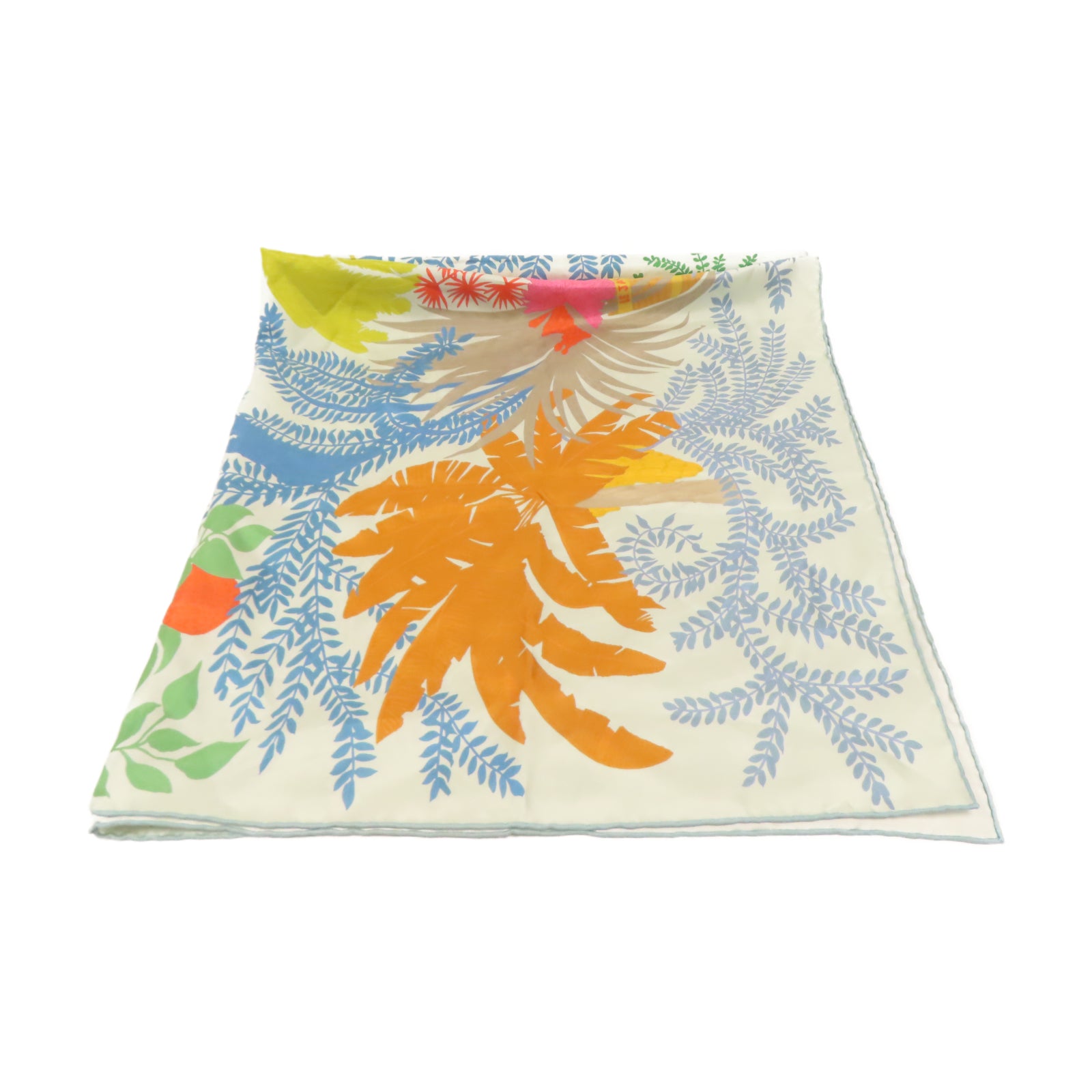 HERMES 【激減優惠】絲質Scarf 90X90絲巾綠色