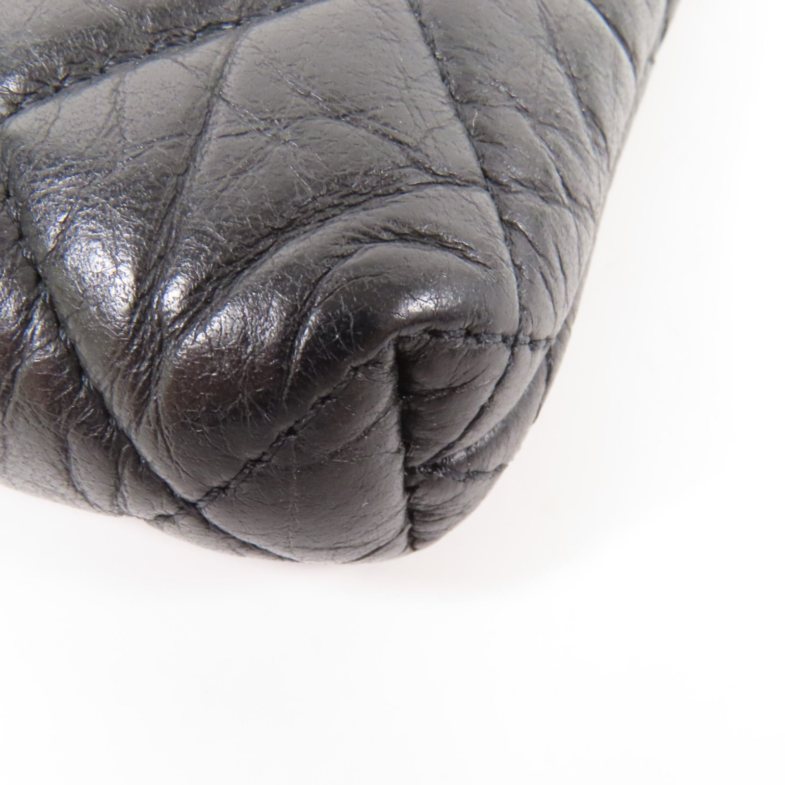 CHANEL 牛皮皮革2.55 Coin Case金扣零錢包