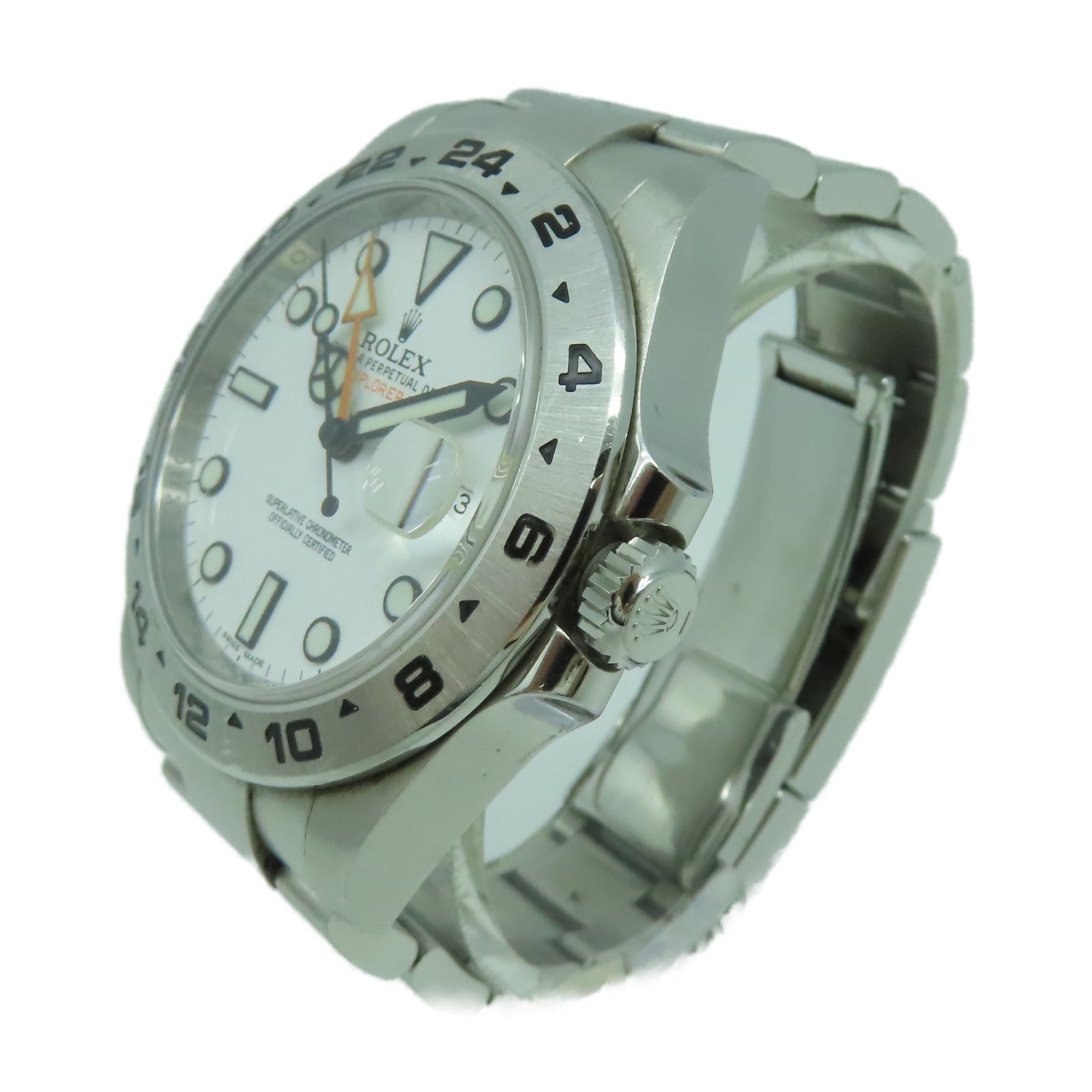 ROLEX ExplorerII不鏽鋼手錶自動機芯白色