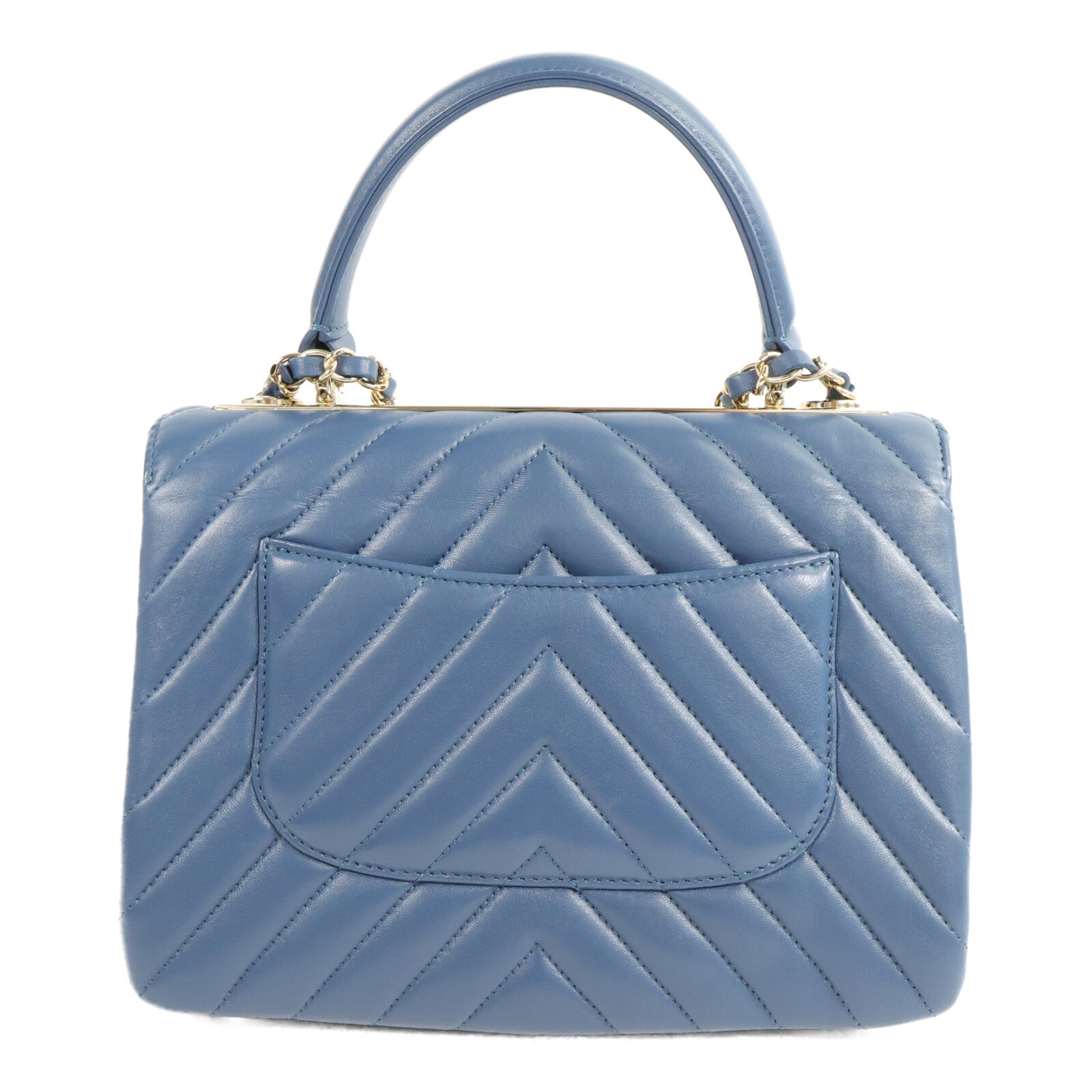 CHANEL 羊皮皮革2 Way Shoulder Bag鏈帶手挽肩背兩用袋