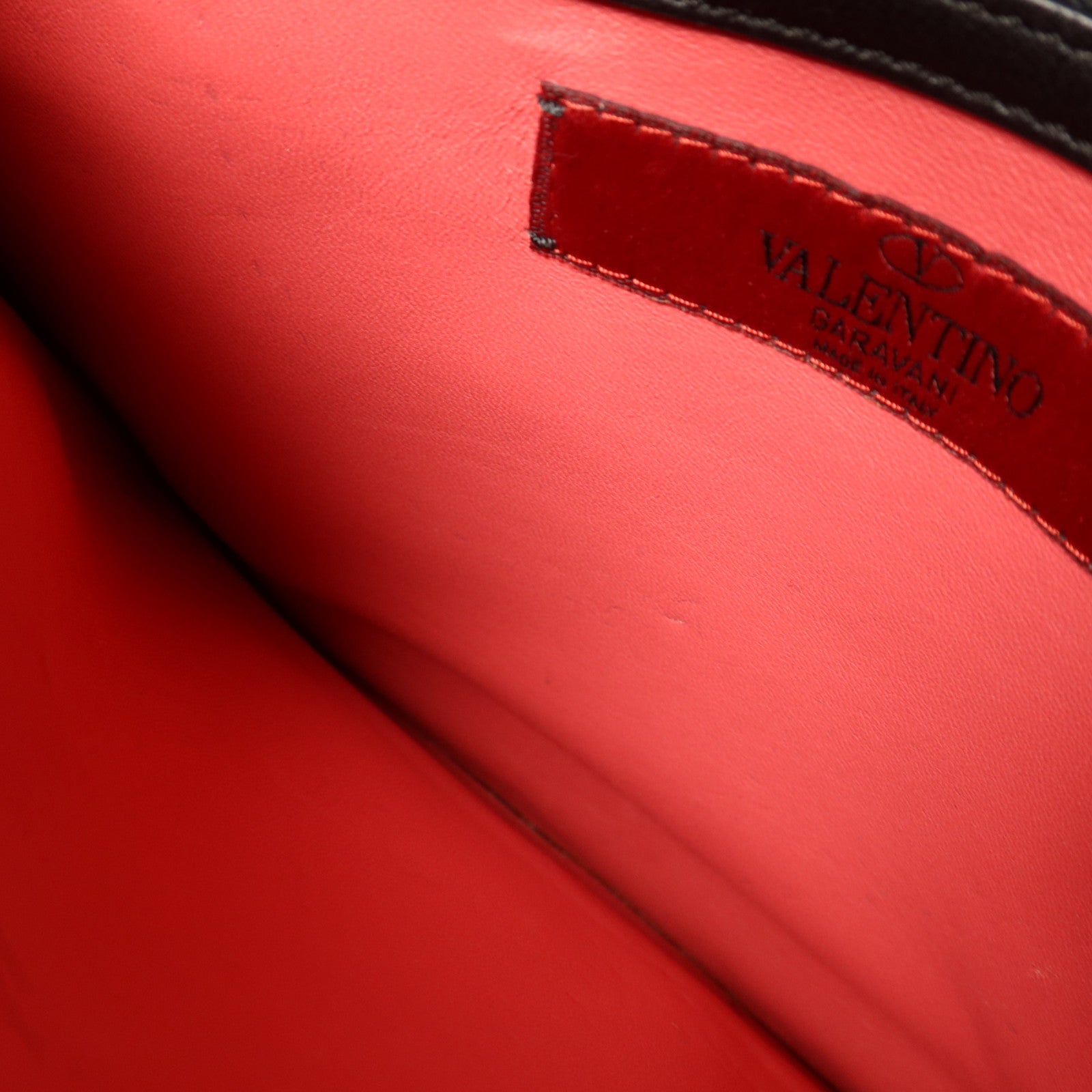 Valentino 牛皮皮革Chain Shoulder金扣手挽肩背兩用袋