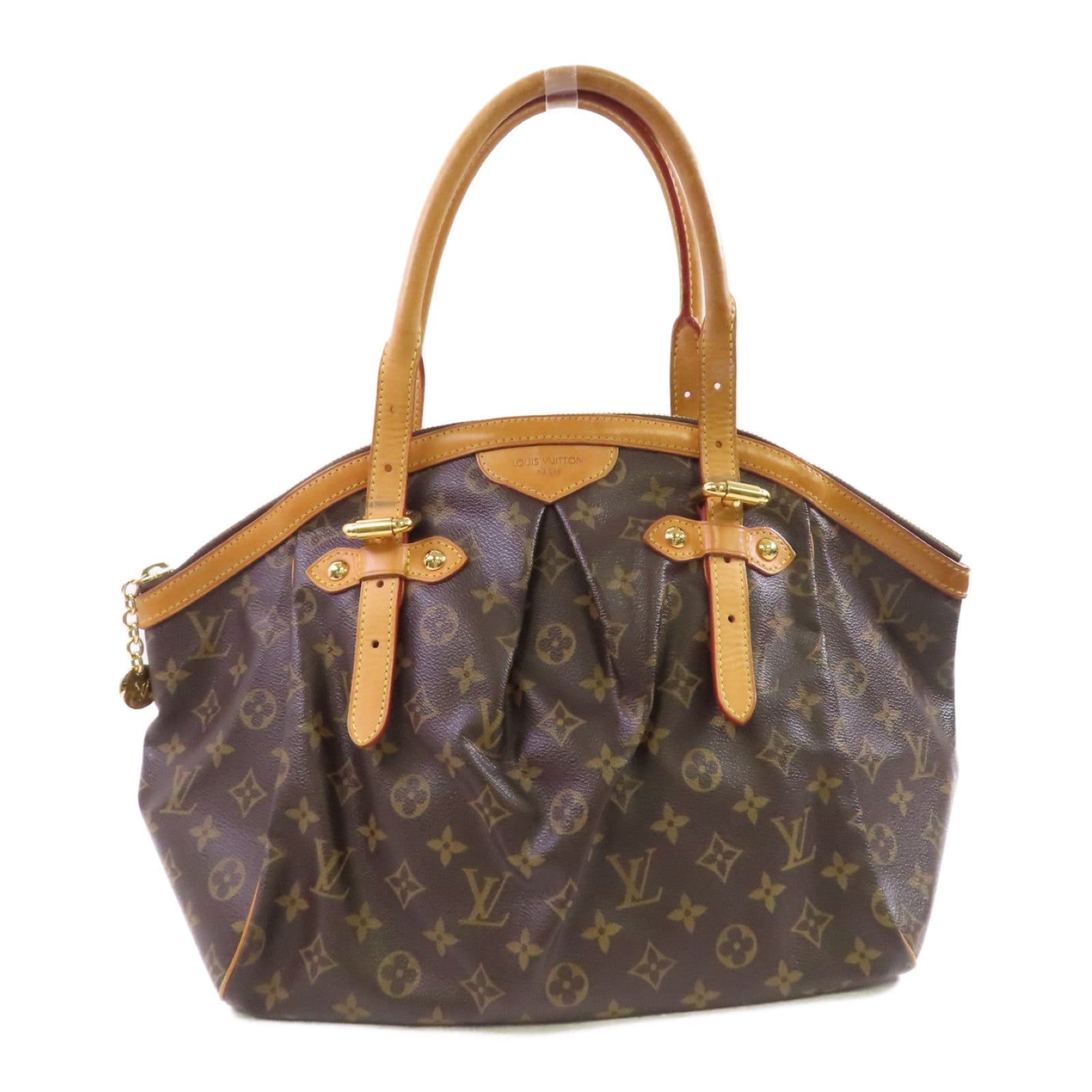 LOUIS VUITTON 【激減優惠】Monogram Tivoli GM Hand Bag金扣手挽袋啡色
