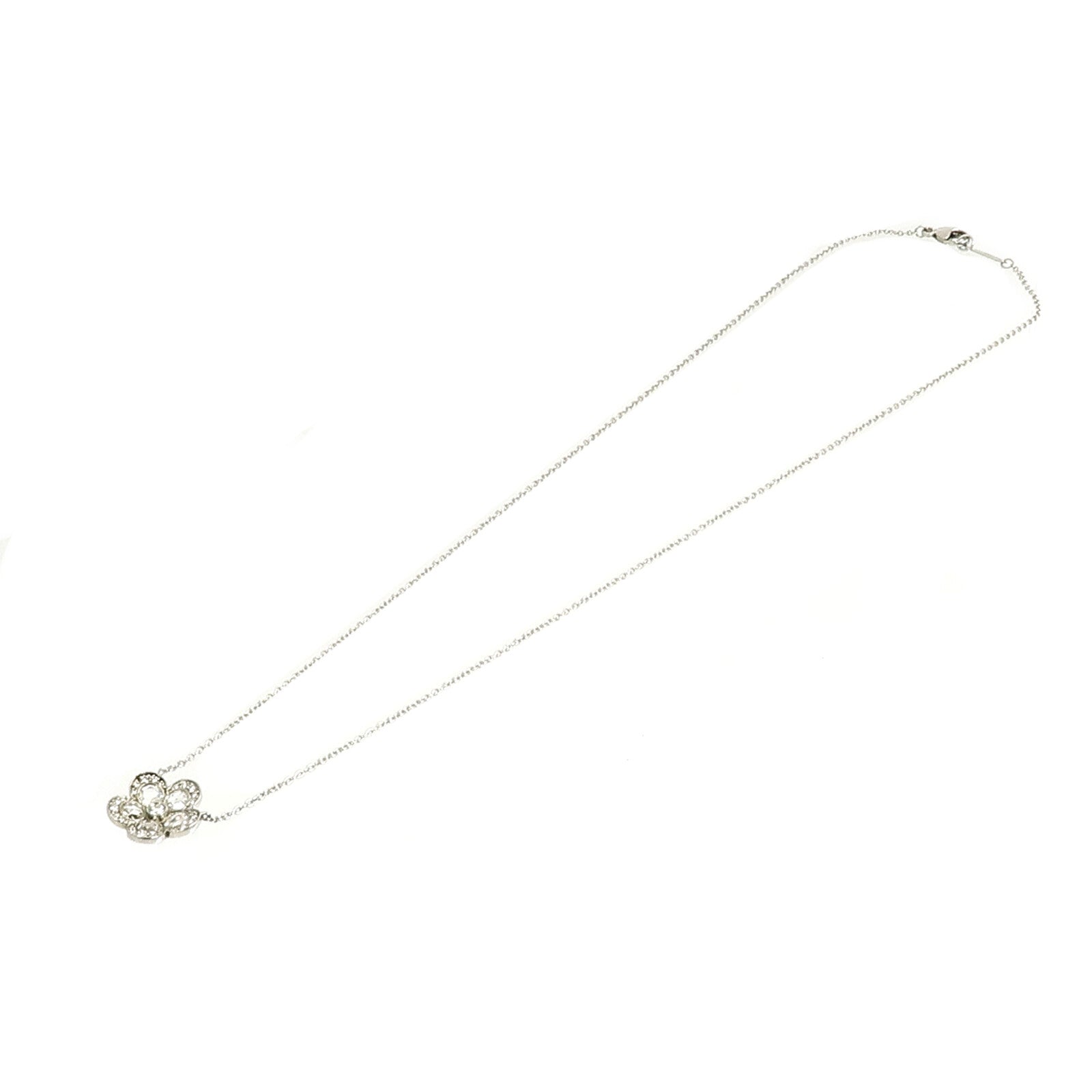 TIFFANY＆CO PT950鉑金Garden Flower Necklace鑽石項鍊