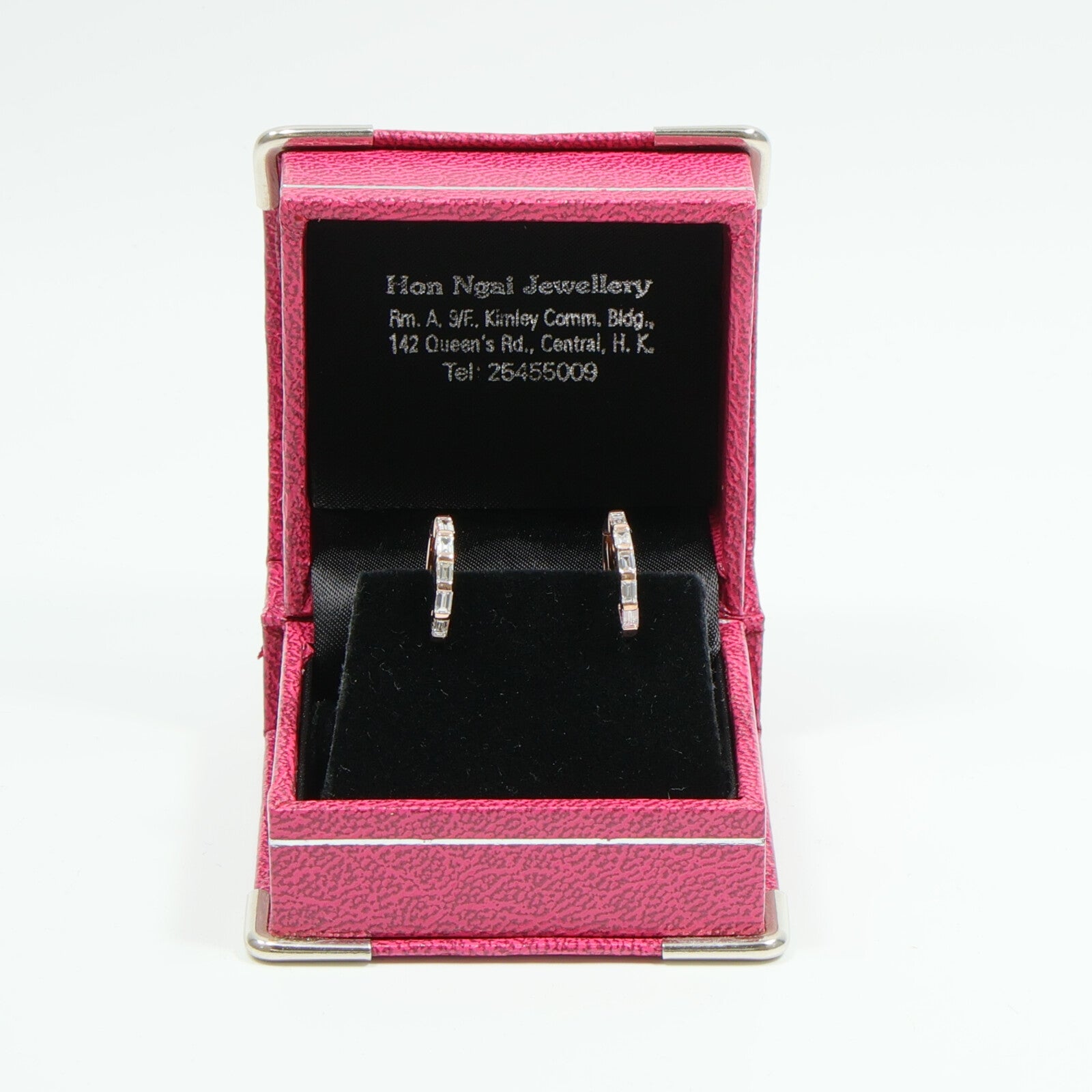 JEWELRY 18K玫瑰金Diamond Earrings鑽石耳環